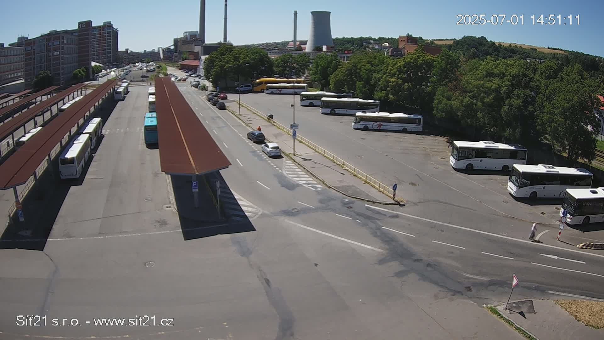 Zlín Main Train & Bus Station Live Cam -  Zlin 1, Zlin, Czechia