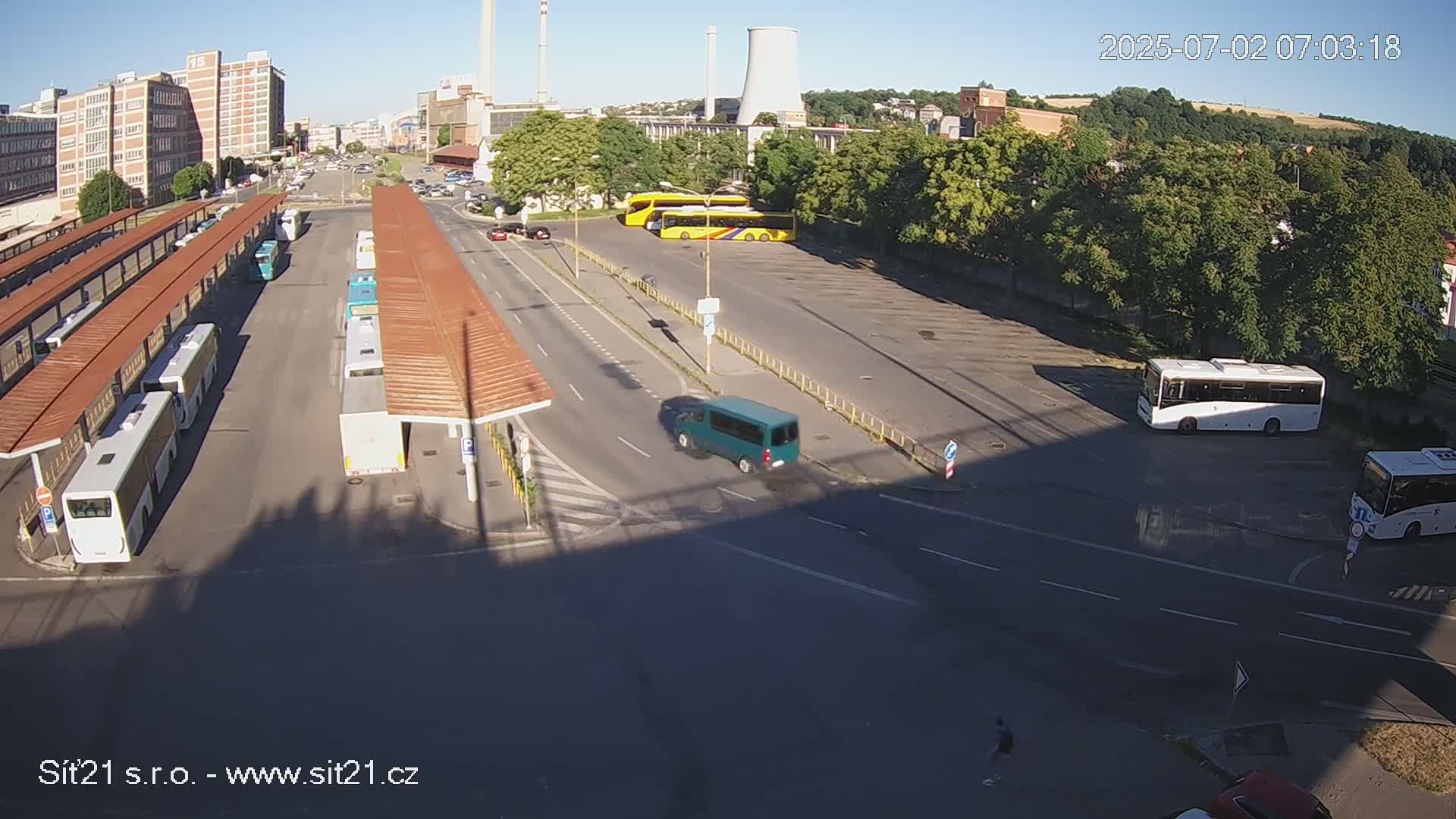 Zlín Main Train & Bus Station Live Cam -  Zlin 1, Zlin, Czechia