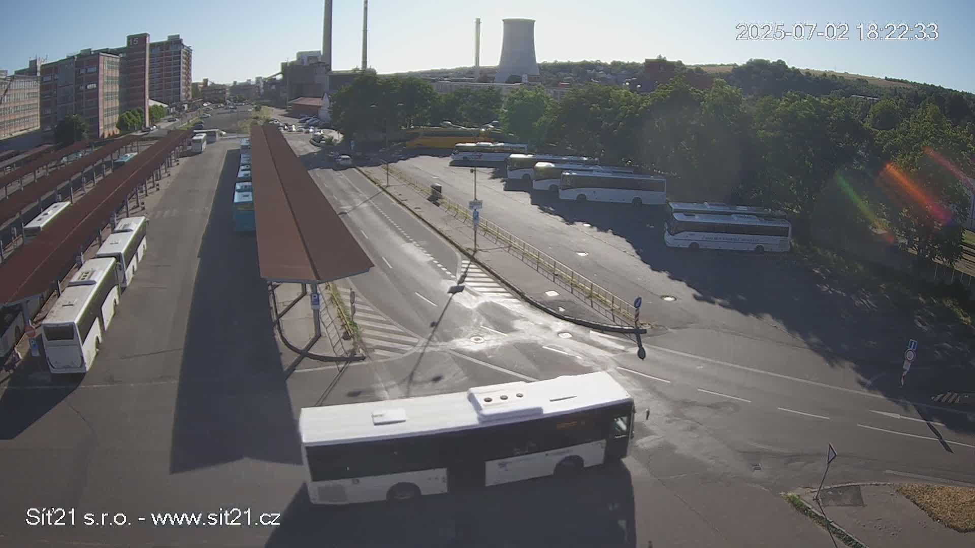 Zlín Main Train & Bus Station Live Cam -  Zlin 1, Zlin, Czechia