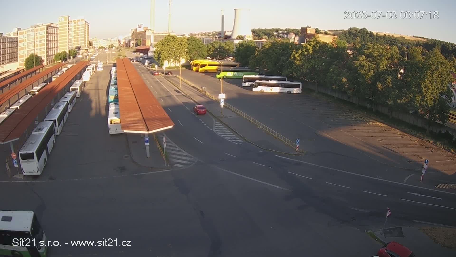 Zlín Main Train & Bus Station Live Cam -  Zlin 1, Zlin, Czechia
