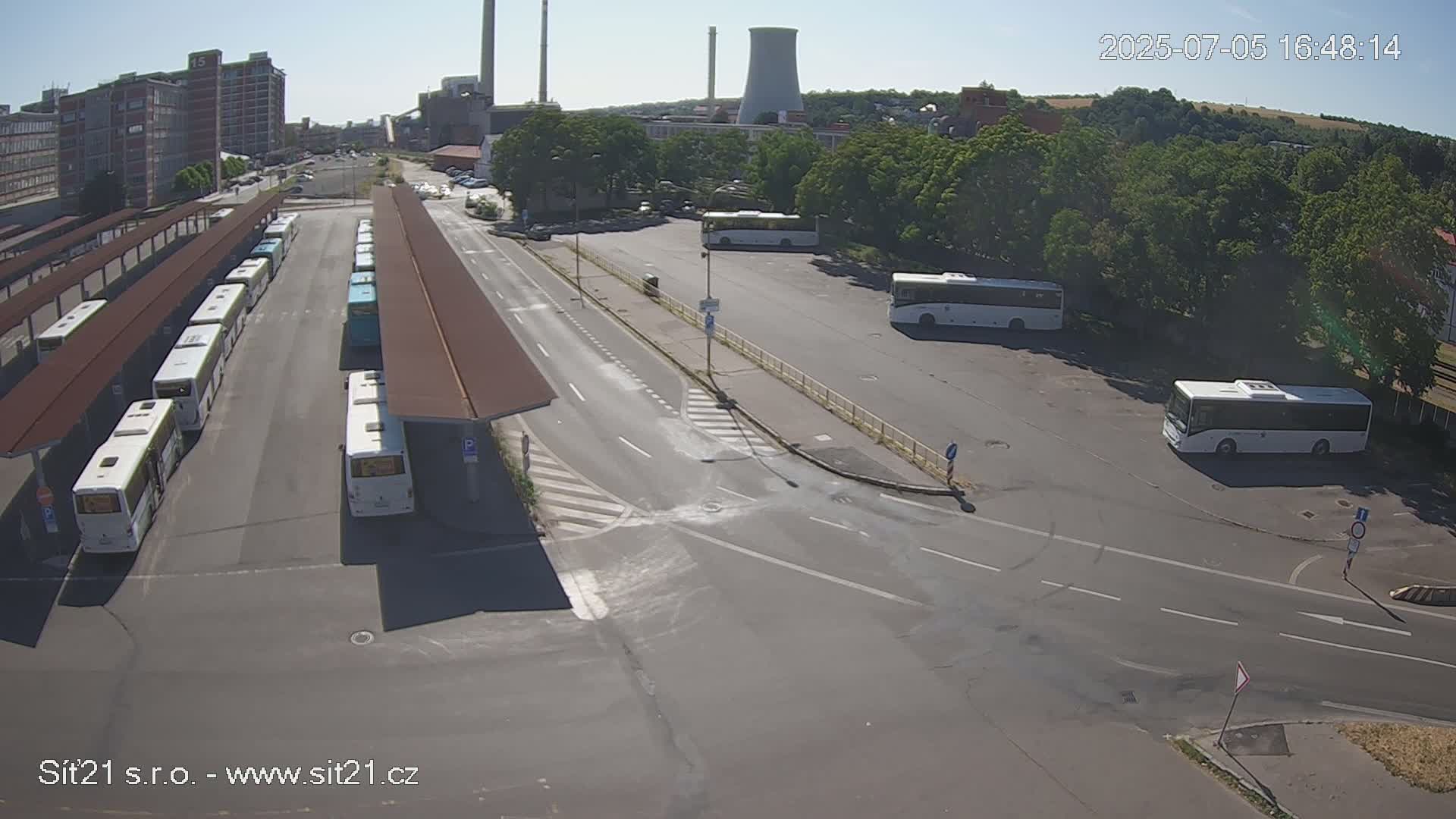 Zlín Main Train & Bus Station Live Cam -  Zlin 1, Zlin, Czechia
