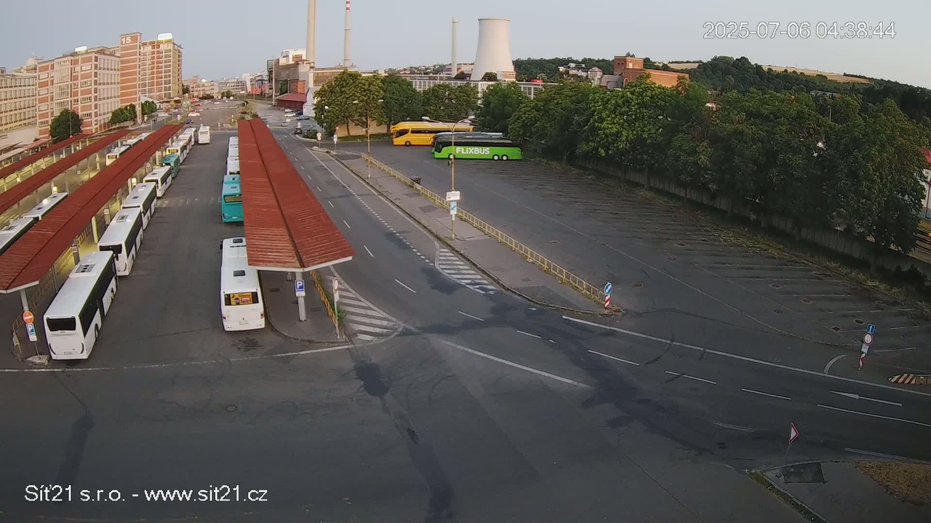 Zlín Main Train & Bus Station Live Cam -  Zlin 1, Zlin, Czechia