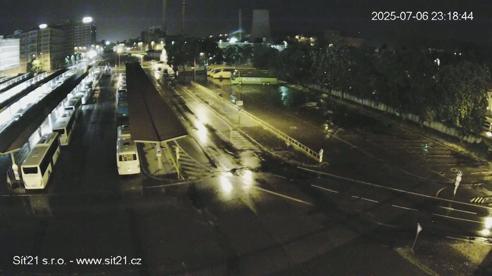 Zlín Main Train & Bus Station Live Cam -  Zlin 1, Zlin, Czechia