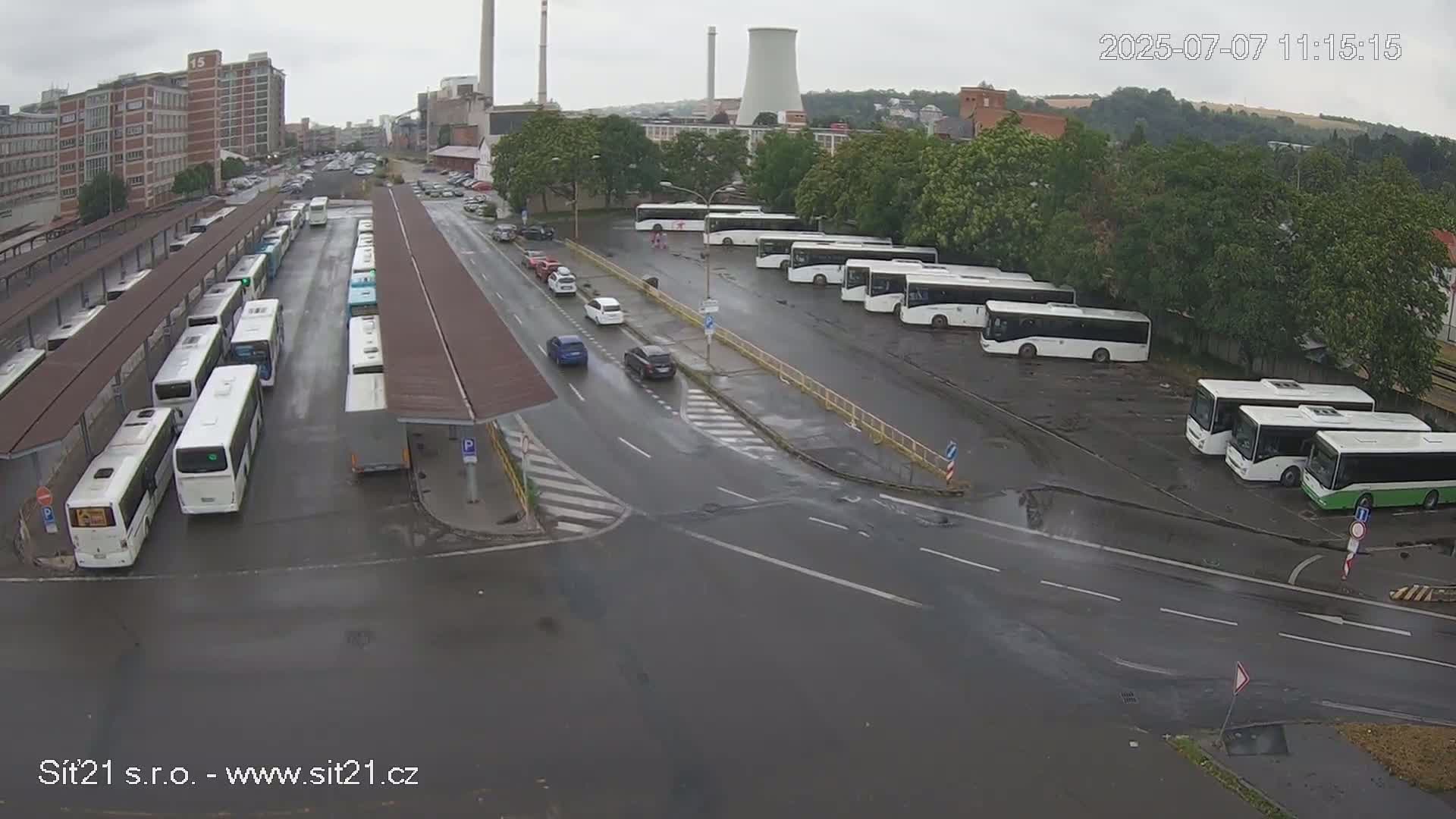 Zlín Main Train & Bus Station Live Cam -  Zlin 1, Zlin, Czechia