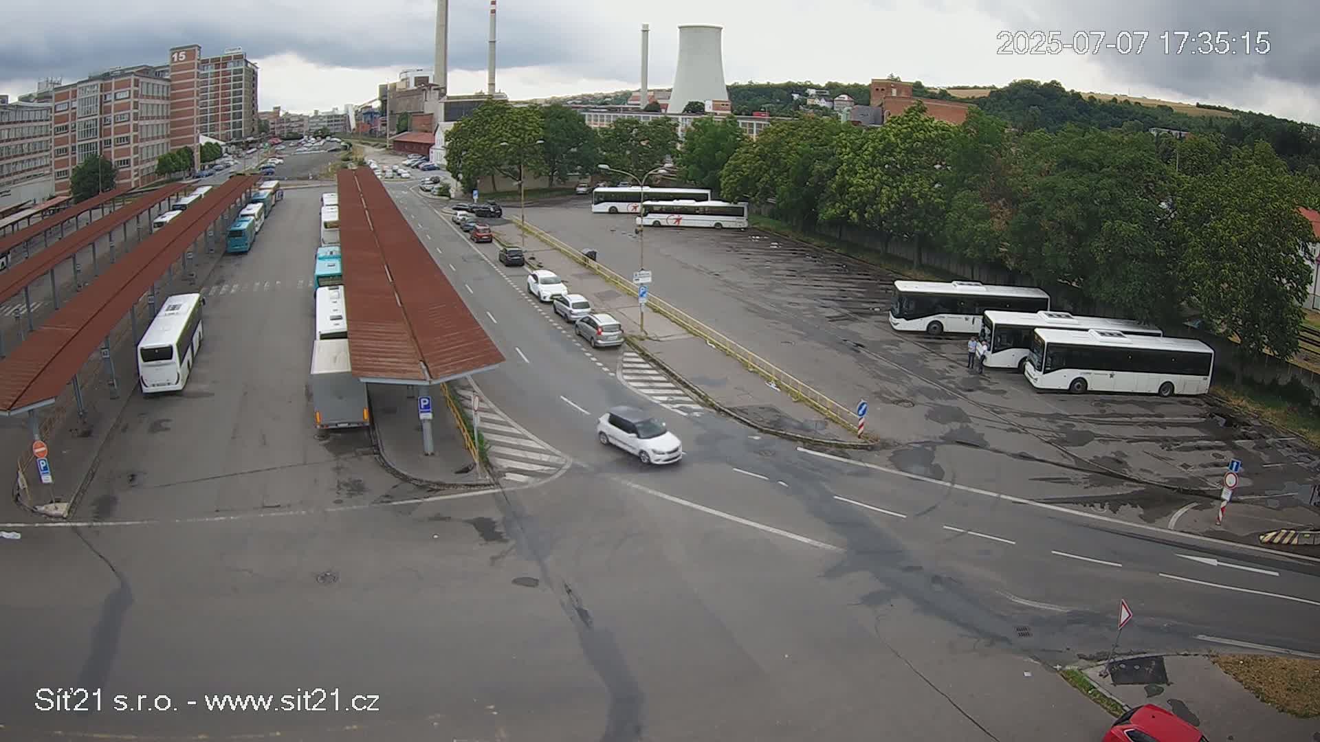 Zlín Main Train & Bus Station Live Cam -  Zlin 1, Zlin, Czechia