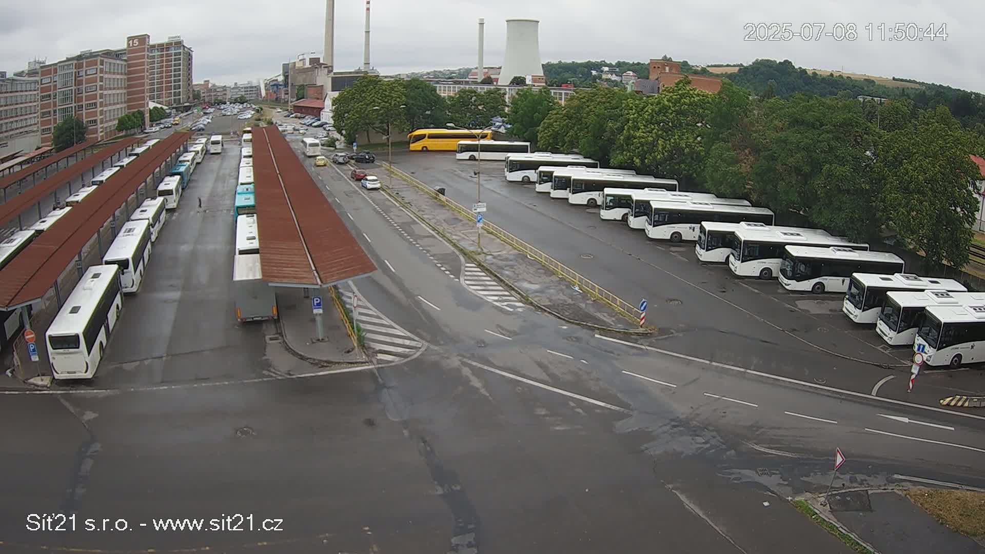 Zlín Main Train & Bus Station Live Cam -  Zlin 1, Zlin, Czechia