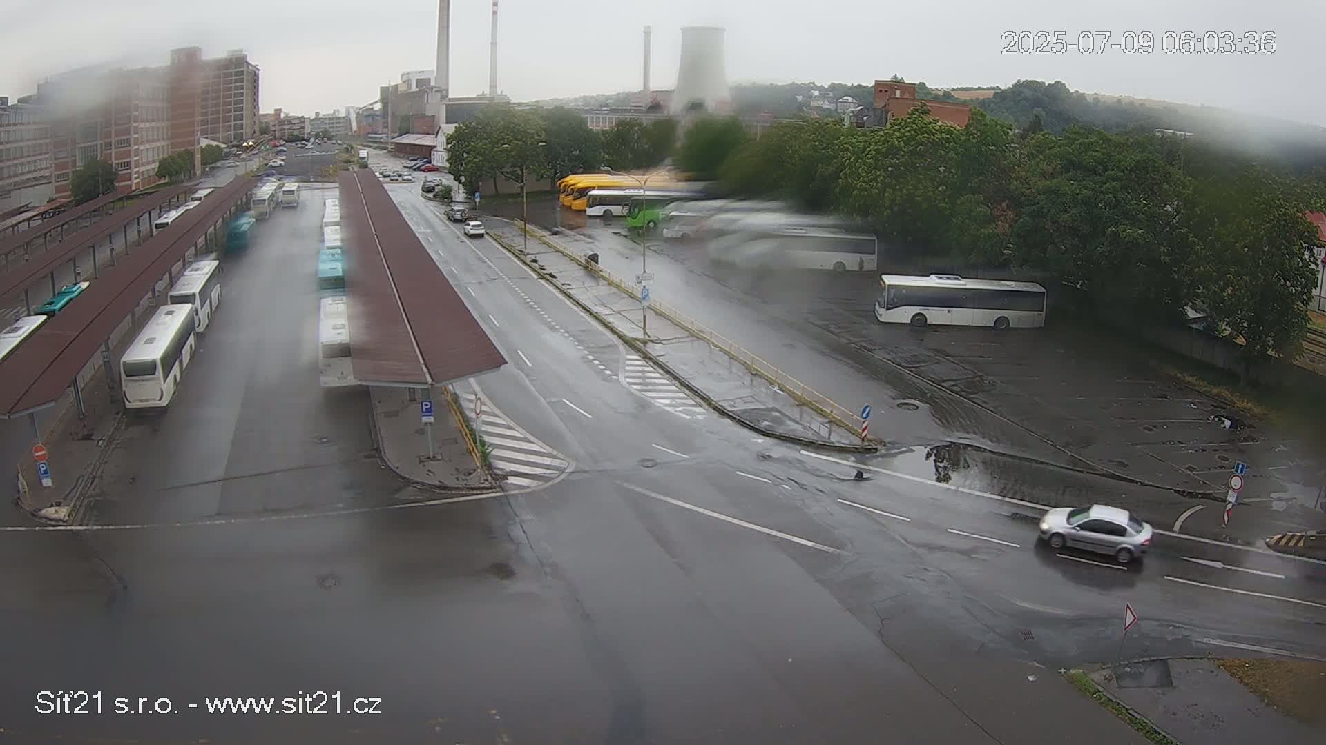 Zlín Main Train & Bus Station Live Cam -  Zlin 1, Zlin, Czechia
