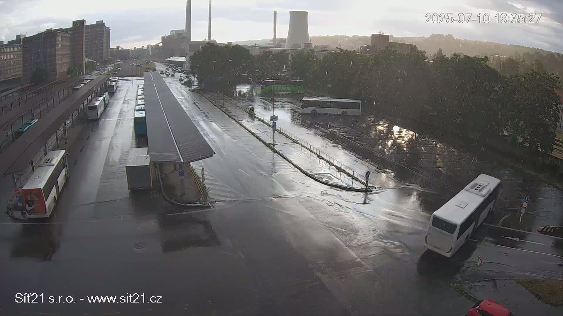 Zlín Main Train & Bus Station Live Cam -  Zlin 1, Zlin, Czechia