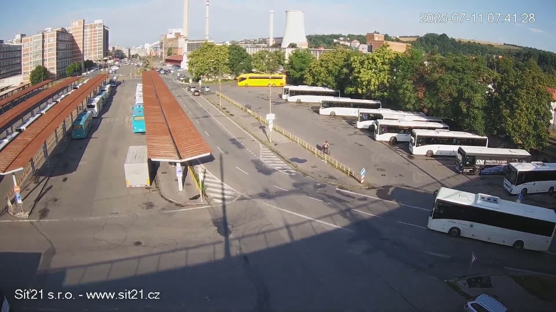 Zlín Main Train & Bus Station Live Cam -  Zlin 1, Zlin, Czechia