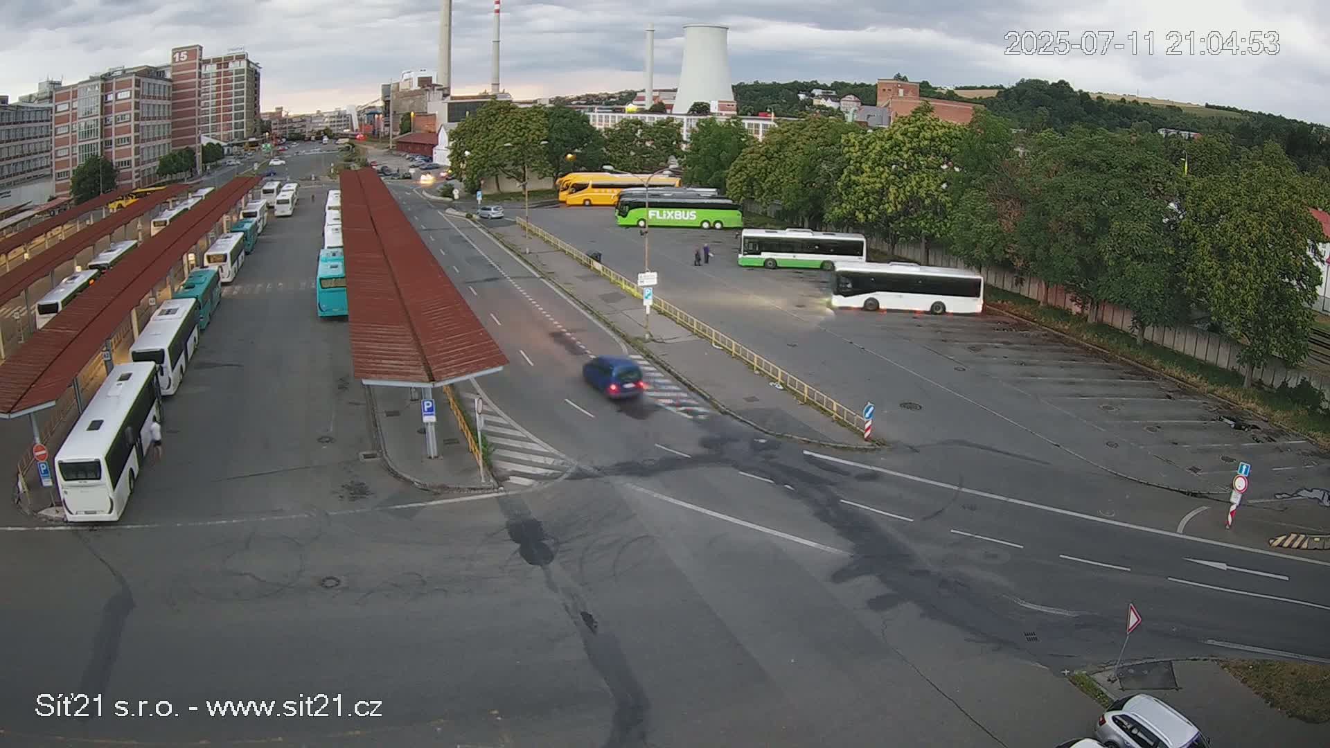 Zlín Main Train & Bus Station Live Cam -  Zlin 1, Zlin, Czechia