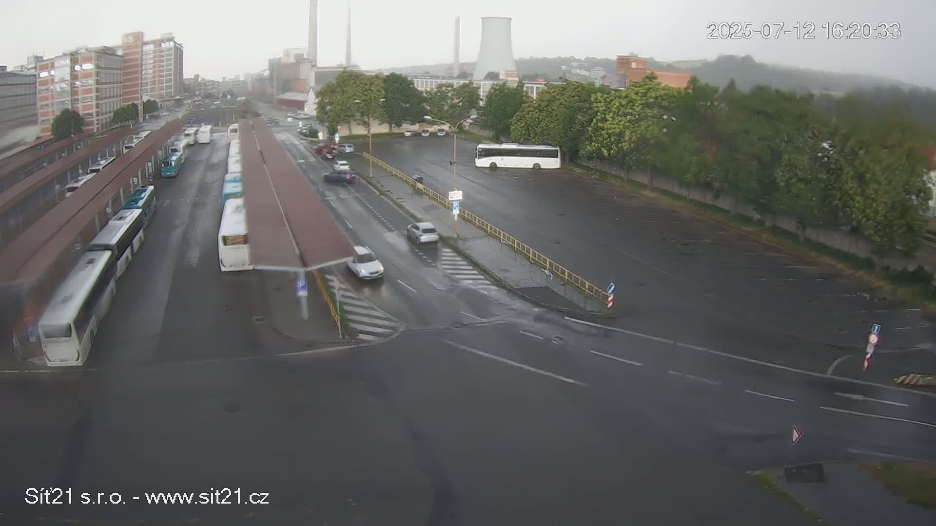 Zlín Main Train & Bus Station Live Cam -  Zlin 1, Zlin, Czechia