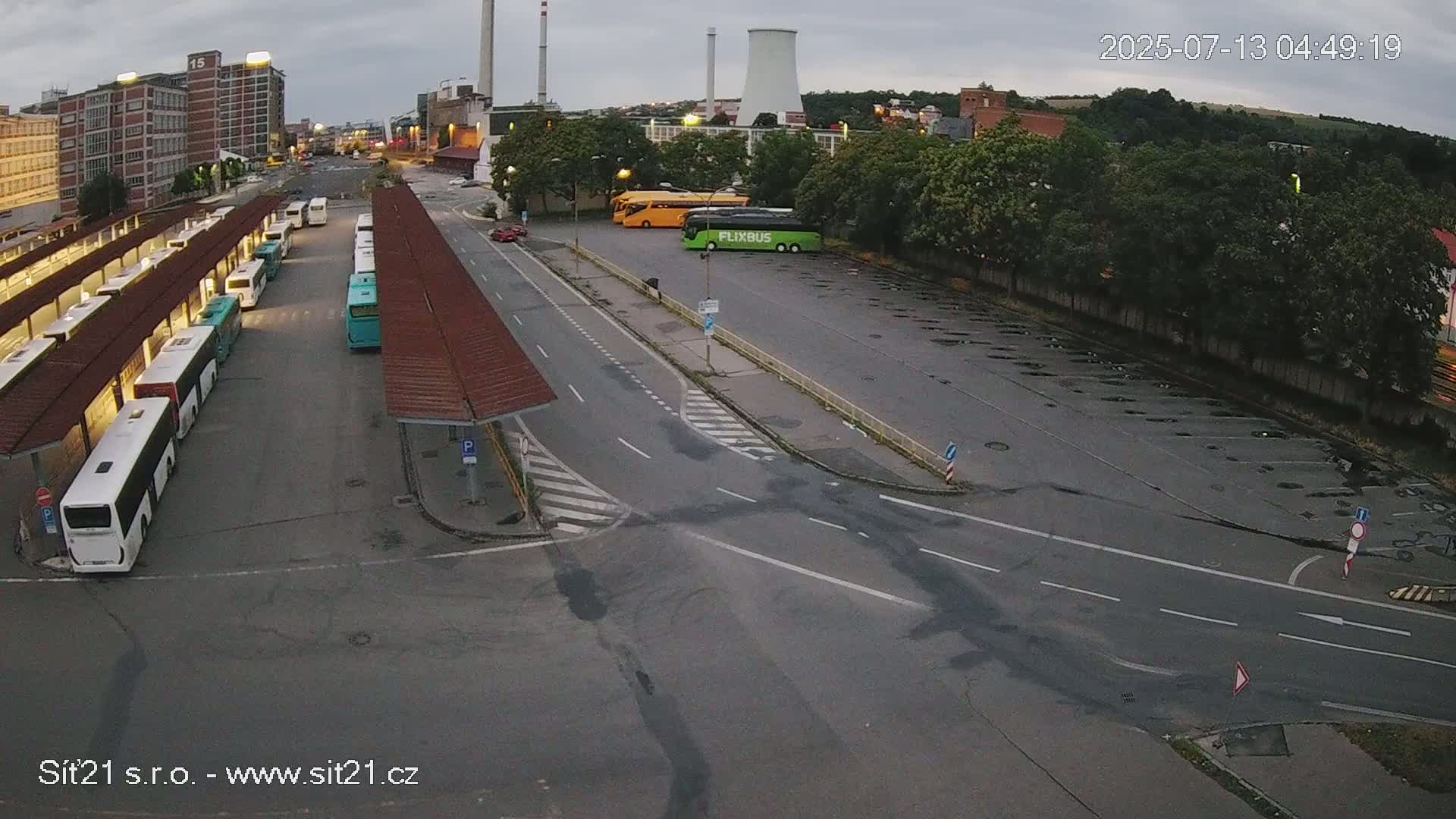 Zlín Main Train & Bus Station Live Cam -  Zlin 1, Zlin, Czechia