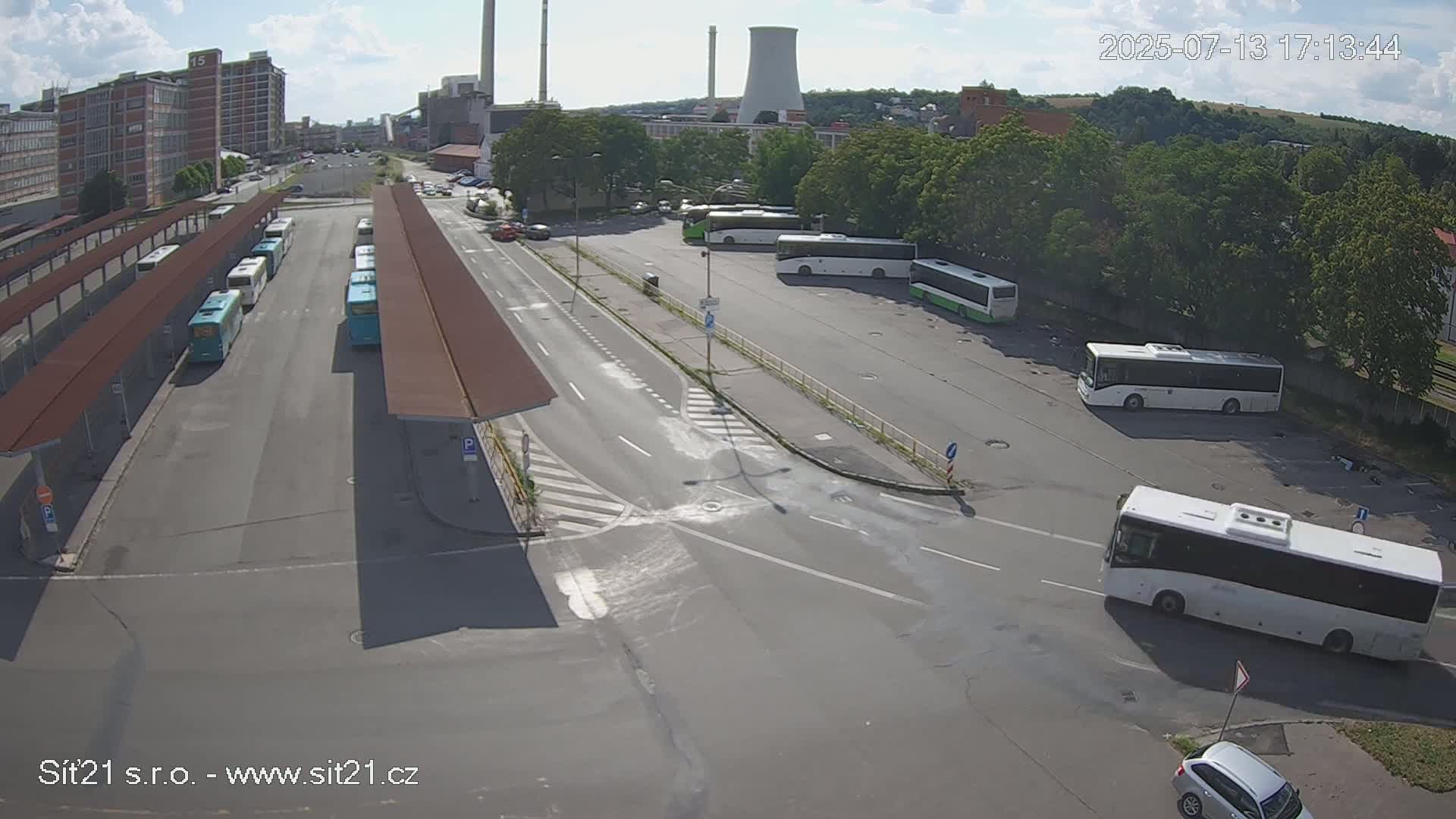 Zlín Main Train & Bus Station Live Cam -  Zlin 1, Zlin, Czechia