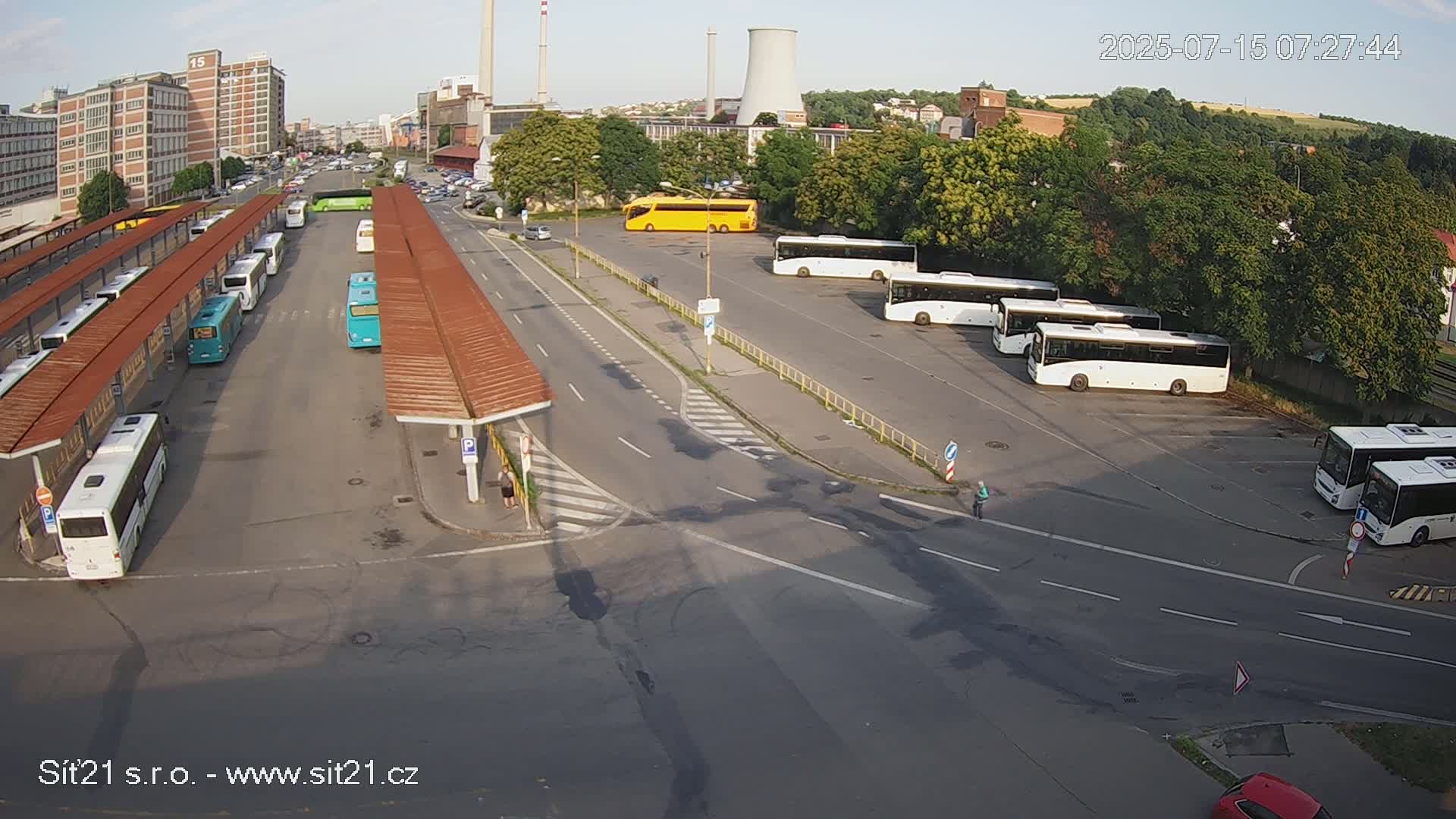 Zlín Main Train & Bus Station Live Cam -  Zlin 1, Zlin, Czechia