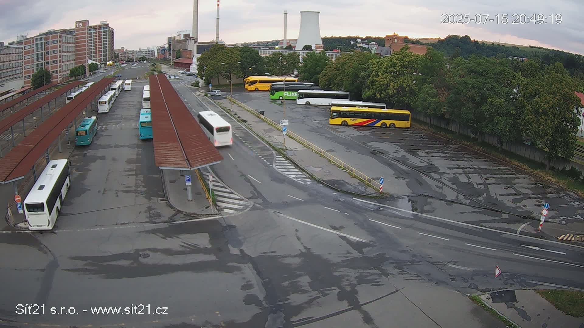 Zlín Main Train & Bus Station Live Cam -  Zlin 1, Zlin, Czechia