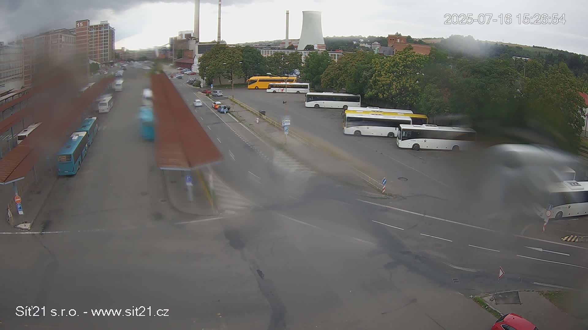 Zlín Main Train & Bus Station Live Cam -  Zlin 1, Zlin, Czechia