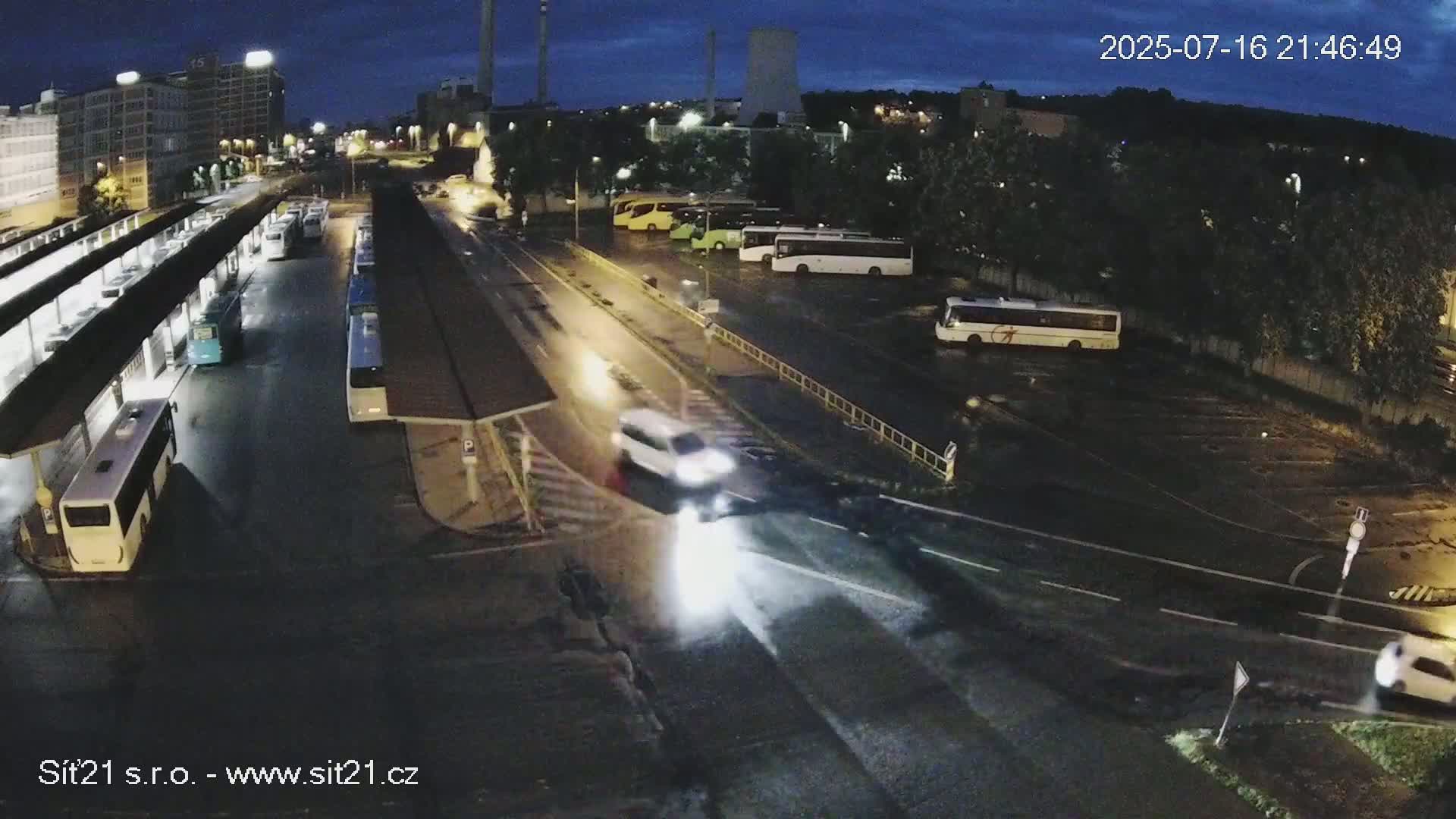 Zlín Main Train & Bus Station Live Cam -  Zlin 1, Zlin, Czechia