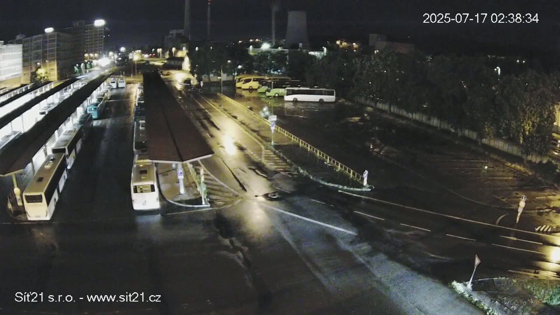 Zlín Main Train & Bus Station Live Cam -  Zlin 1, Zlin, Czechia