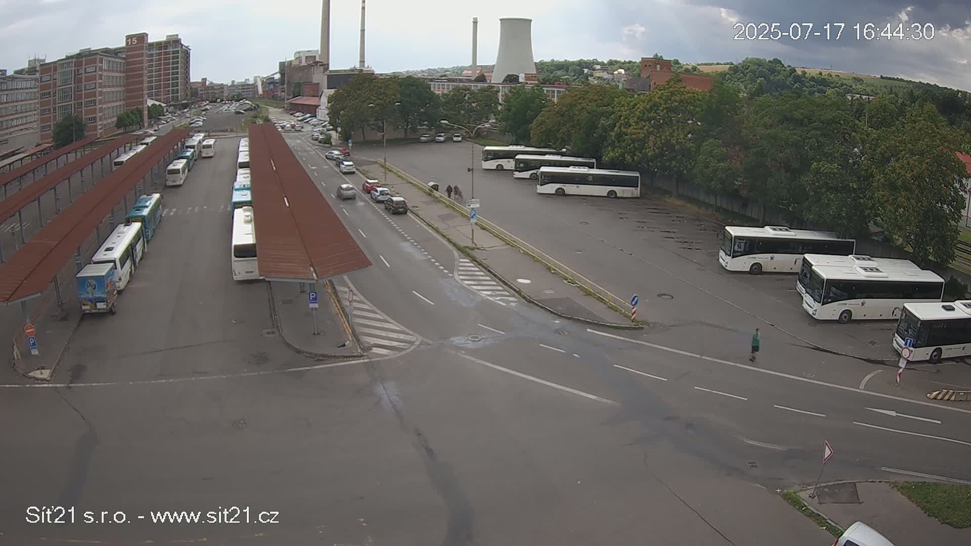 Zlín Main Train & Bus Station Live Cam -  Zlin 1, Zlin, Czechia