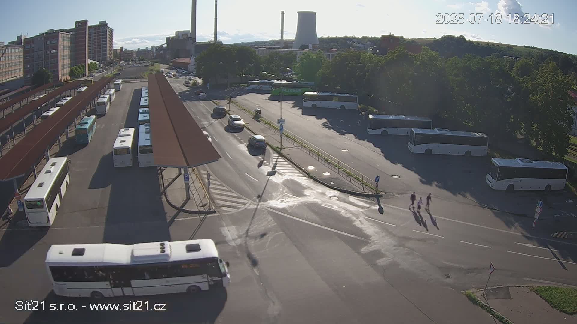 Zlín Main Train & Bus Station Live Cam -  Zlin 1, Zlin, Czechia
