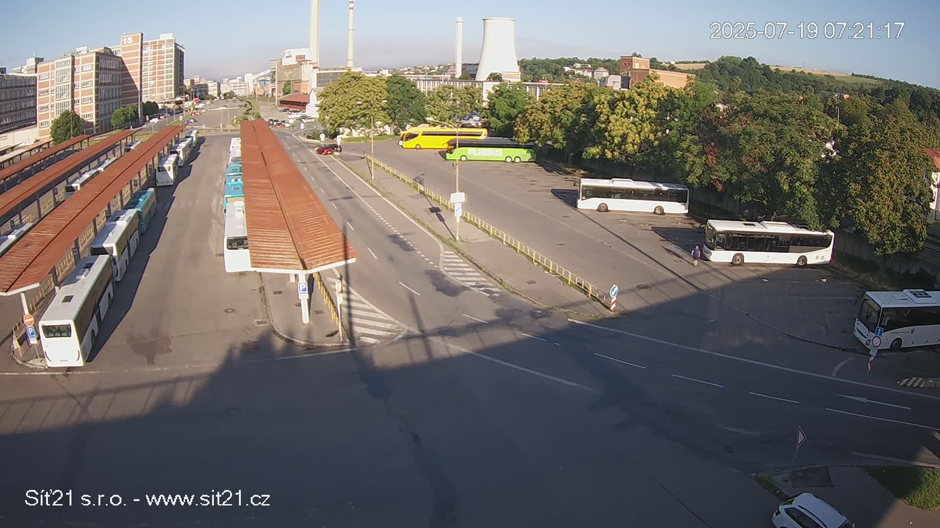 Zlín Main Train & Bus Station Live Cam -  Zlin 1, Zlin, Czechia