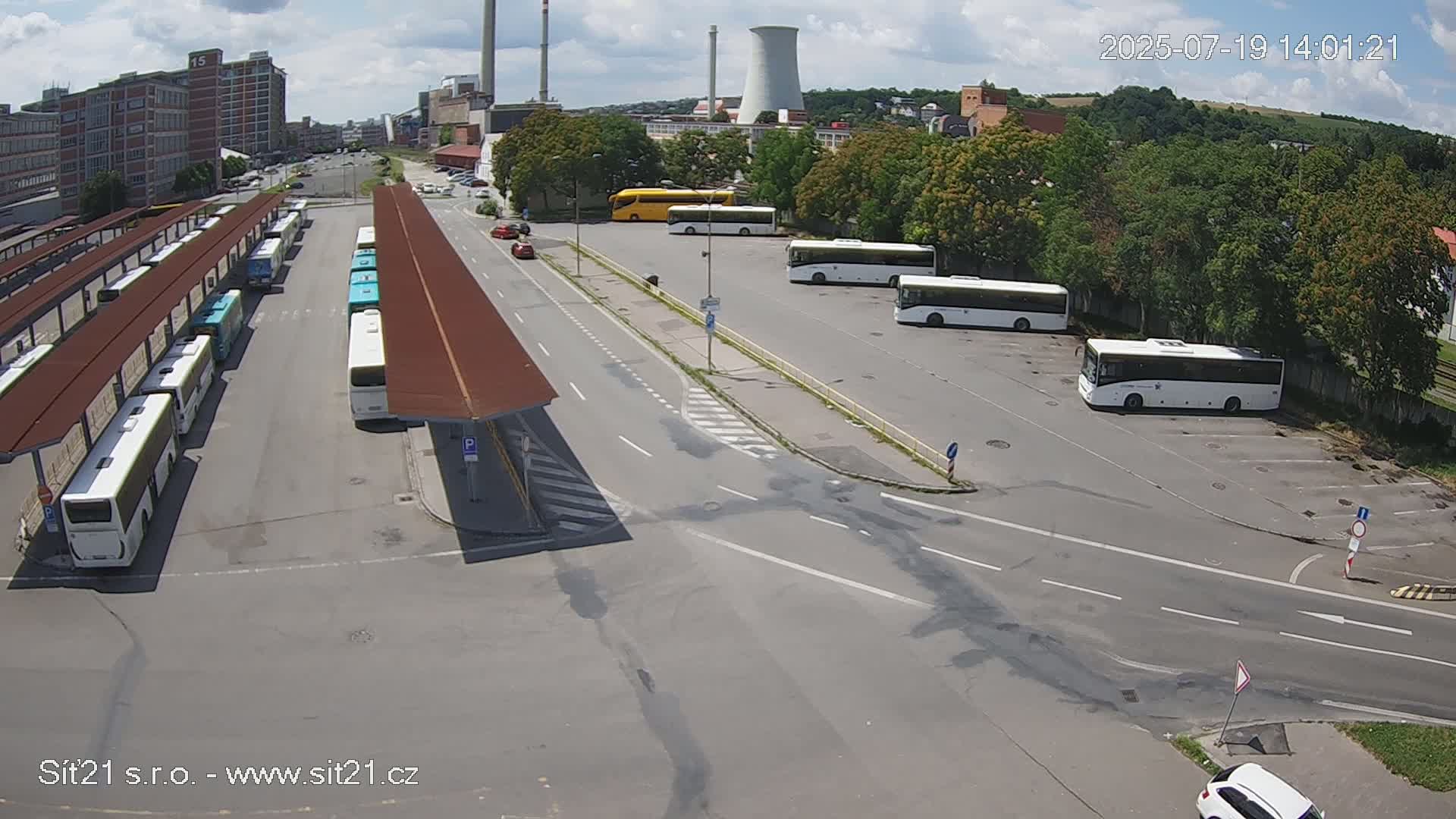 Zlín Main Train & Bus Station Live Cam -  Zlin 1, Zlin, Czechia