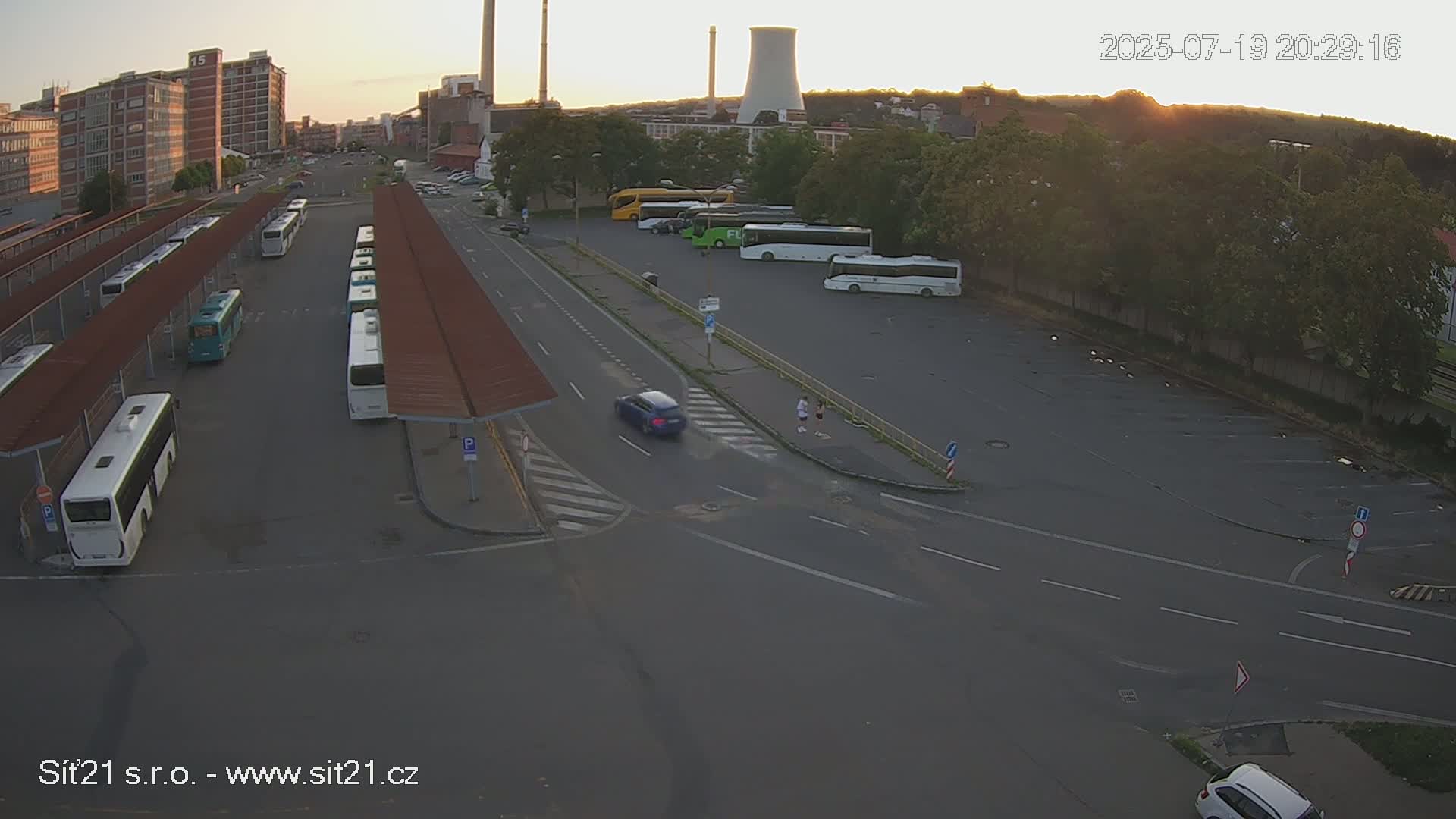 Zlín Main Train & Bus Station Live Cam -  Zlin 1, Zlin, Czechia