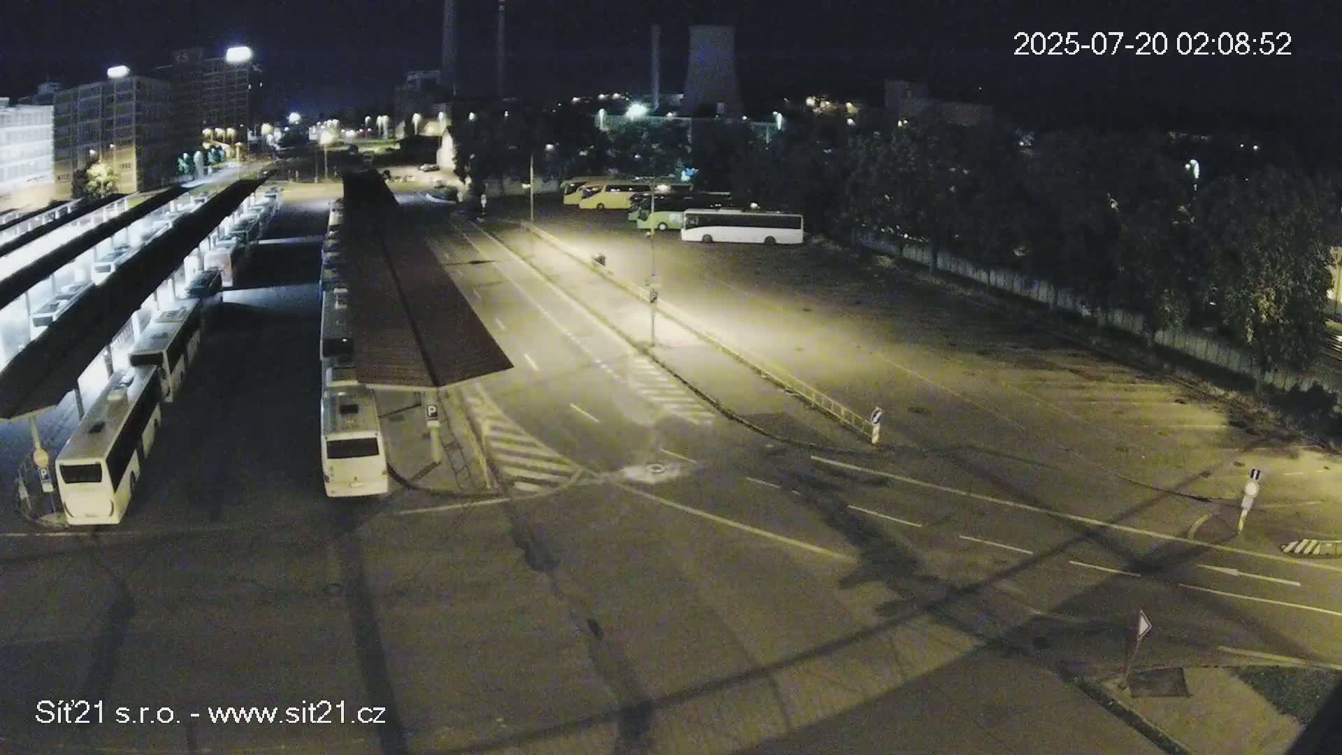 Zlín Main Train & Bus Station Live Cam -  Zlin 1, Zlin, Czechia