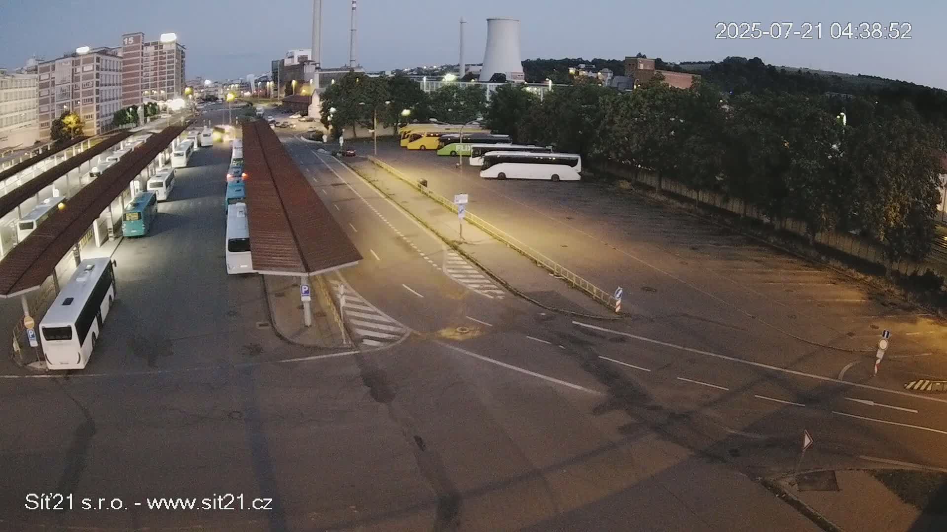 Zlín Main Train & Bus Station Live Cam -  Zlin 1, Zlin, Czechia