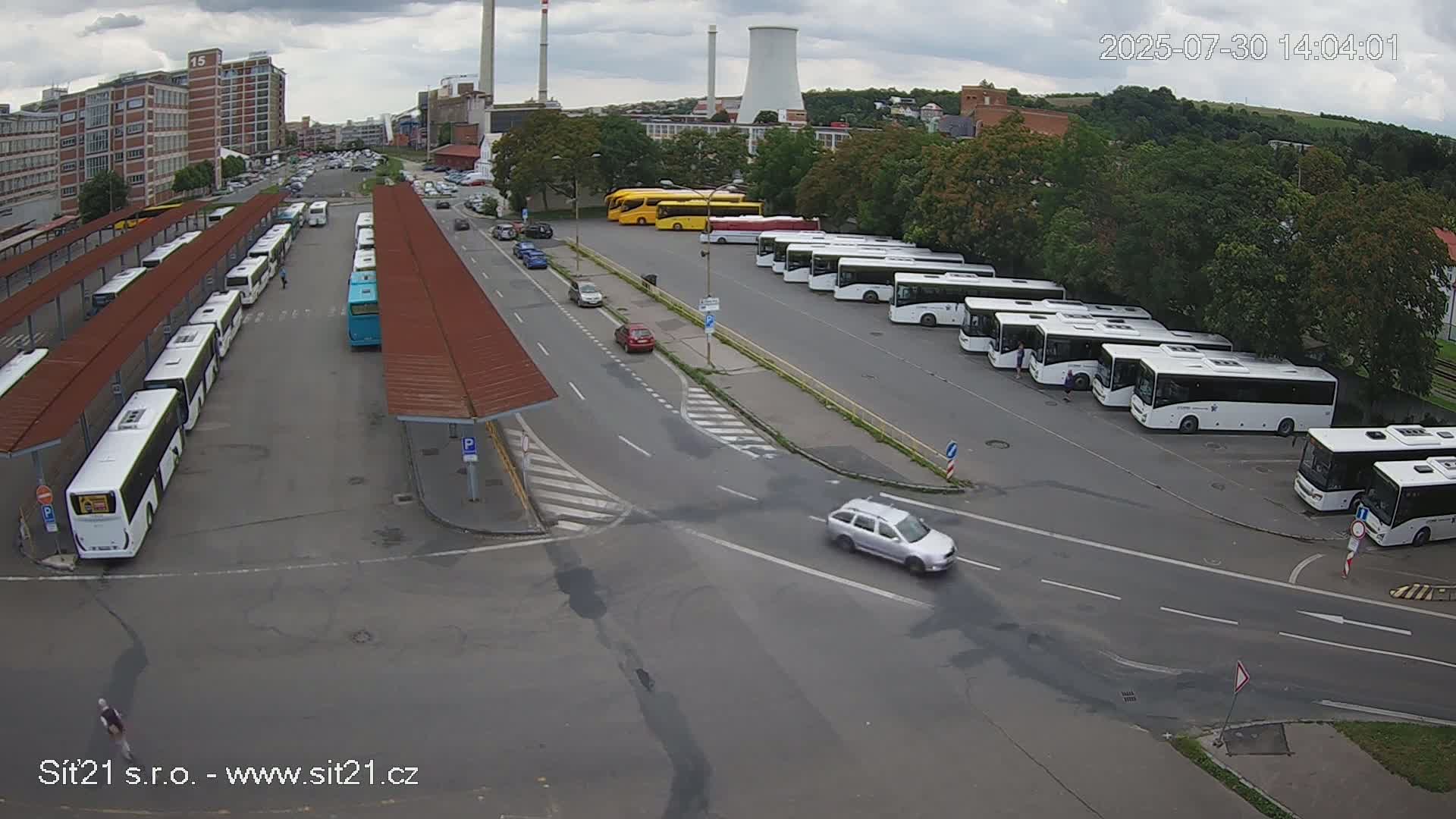 Zlín Main Train & Bus Station Live Cam -  Zlin 1, Zlin, Czechia