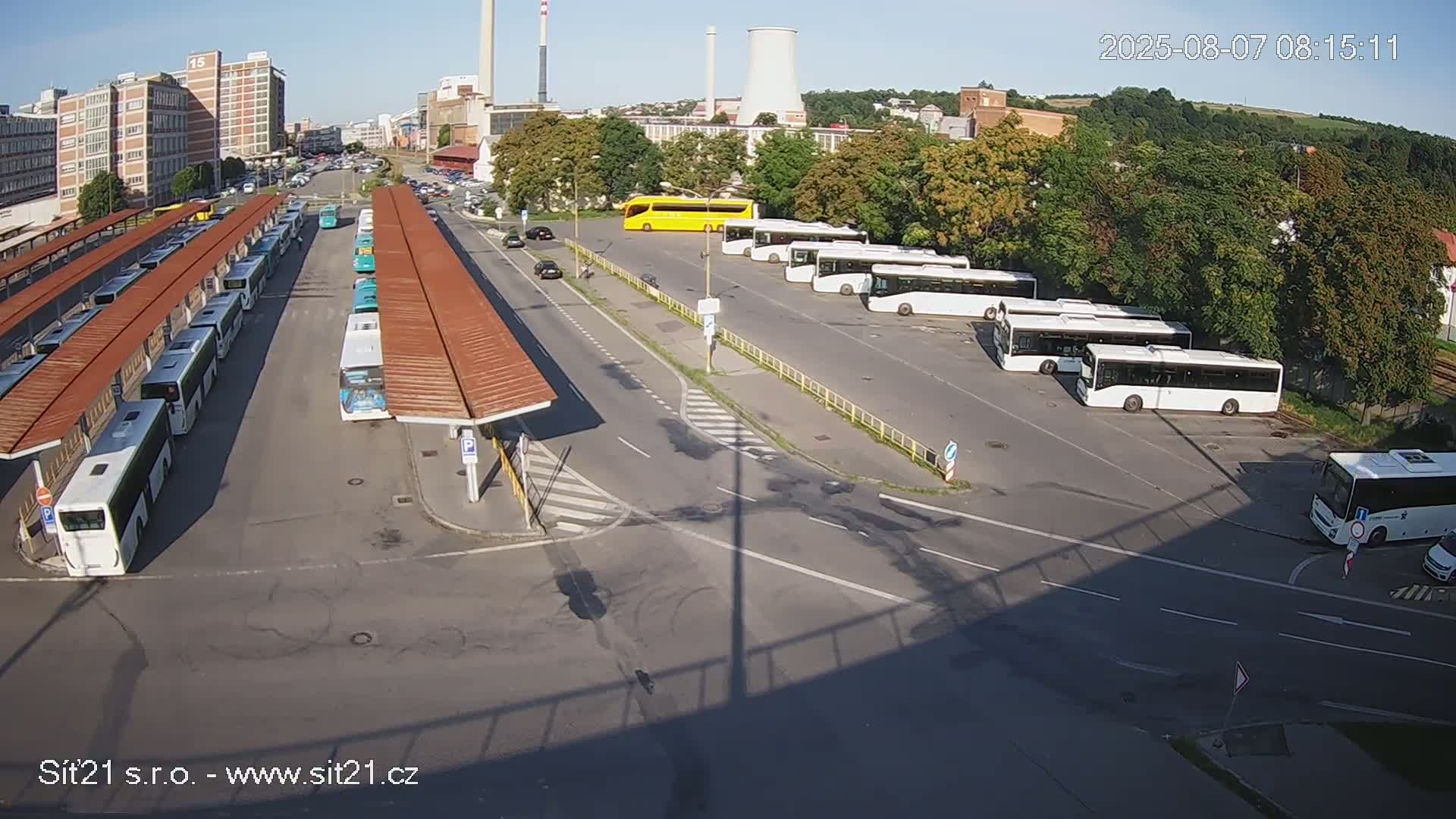 Zlín Main Train & Bus Station Live Cam -  Zlin 1, Zlin, Czechia