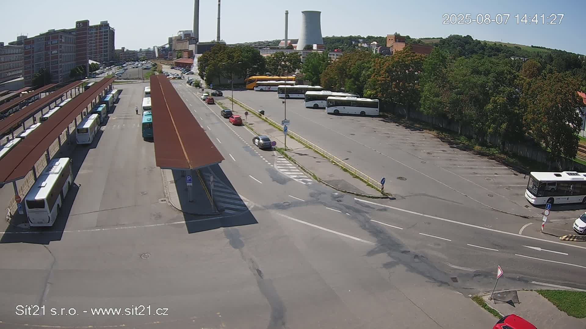 Zlín Main Train & Bus Station Live Cam -  Zlin 1, Zlin, Czechia