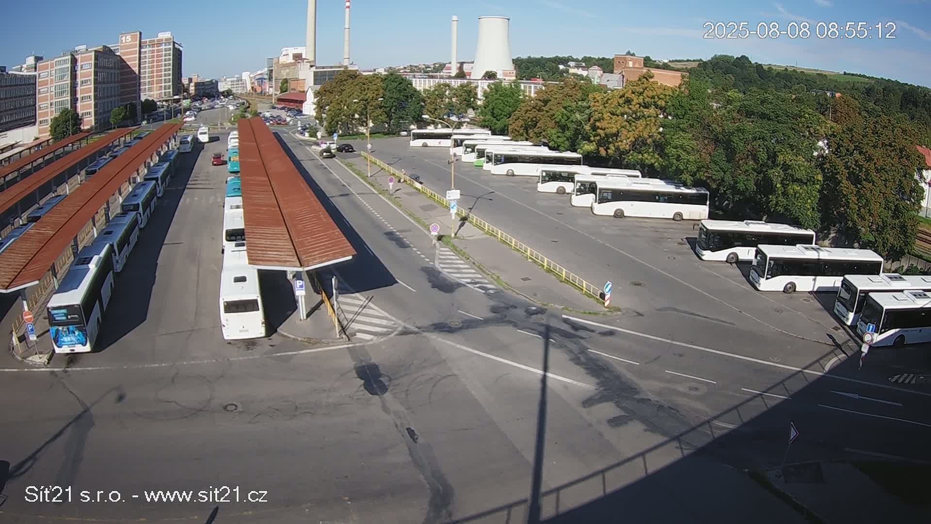 Zlín Main Train & Bus Station Live Cam -  Zlin 1, Zlin, Czechia