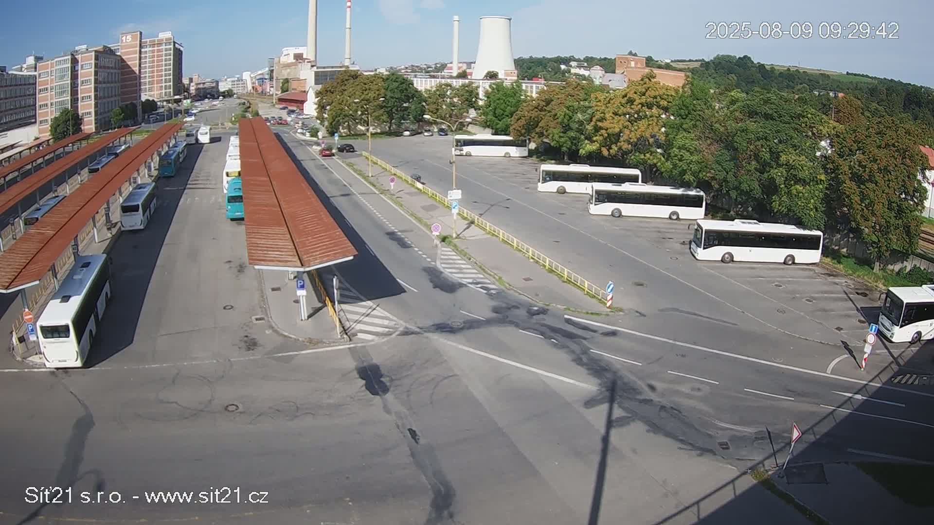 Zlín Main Train & Bus Station Live Cam -  Zlin 1, Zlin, Czechia