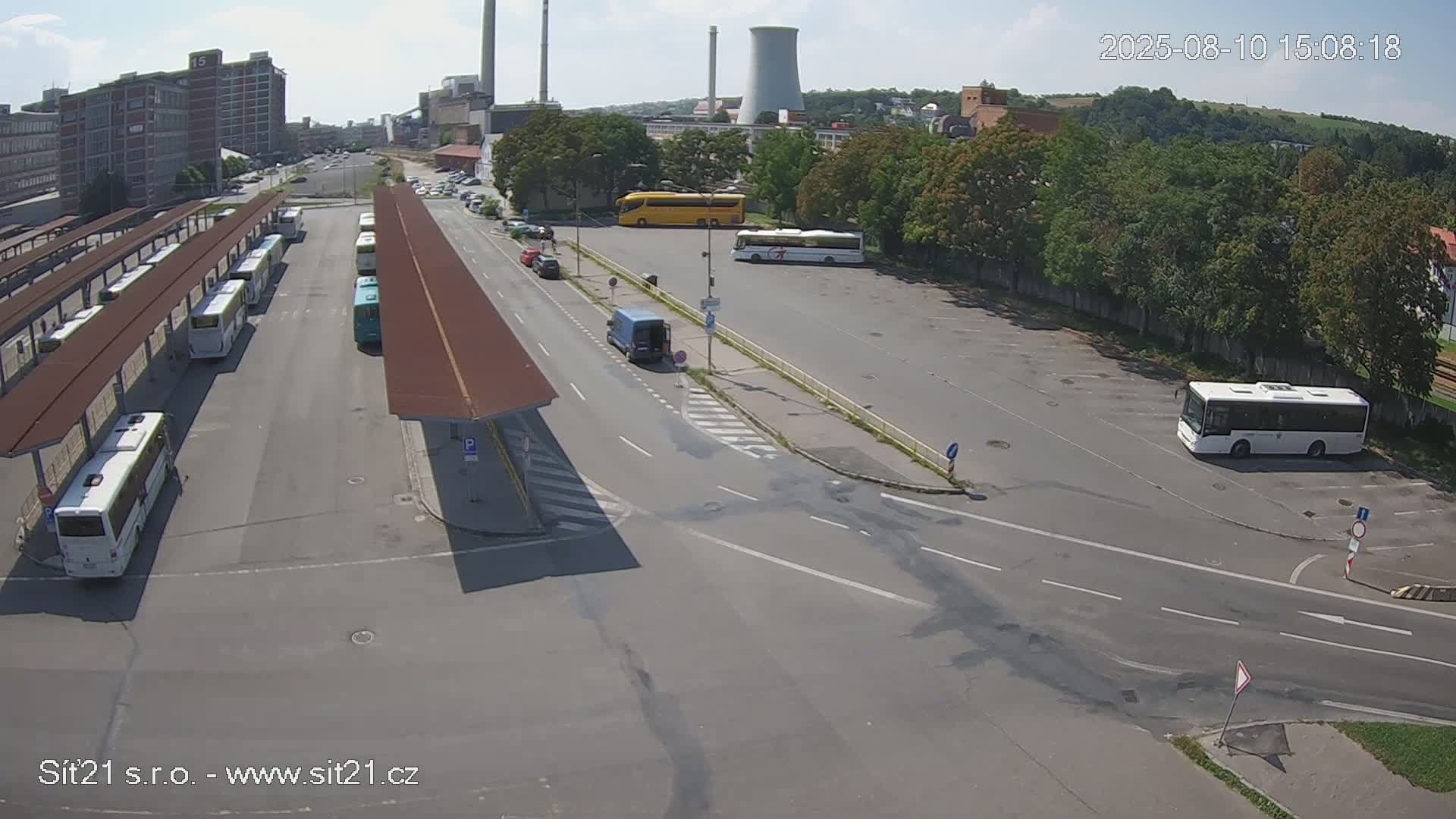 Zlín Main Train & Bus Station Live Cam -  Zlin 1, Zlin, Czechia