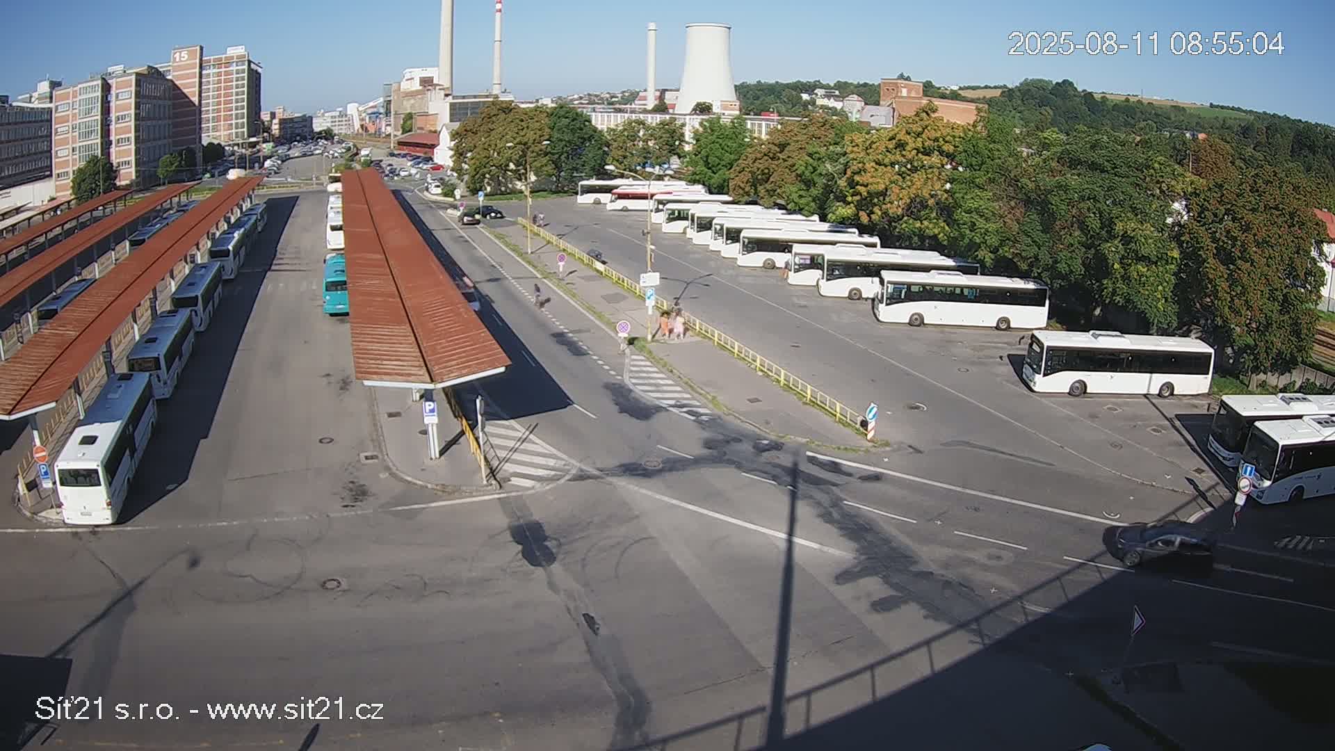 Zlín Main Train & Bus Station Live Cam -  Zlin 1, Zlin, Czechia