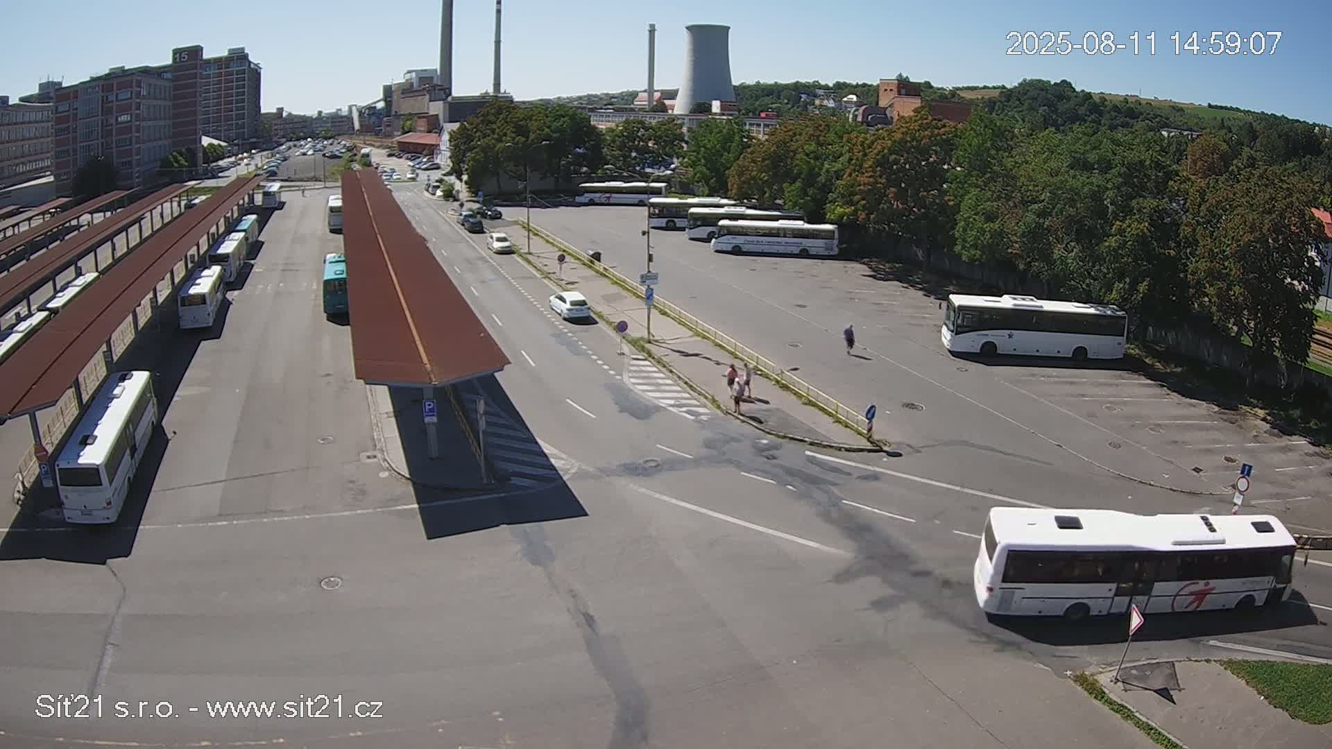 Zlín Main Train & Bus Station Live Cam -  Zlin 1, Zlin, Czechia