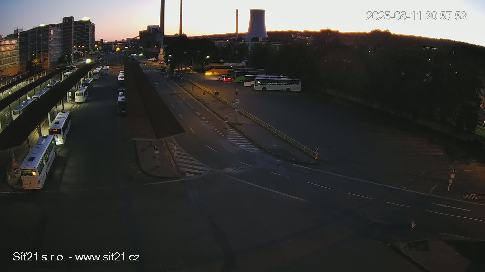 Zlín Main Train & Bus Station Live Cam -  Zlin 1, Zlin, Czechia