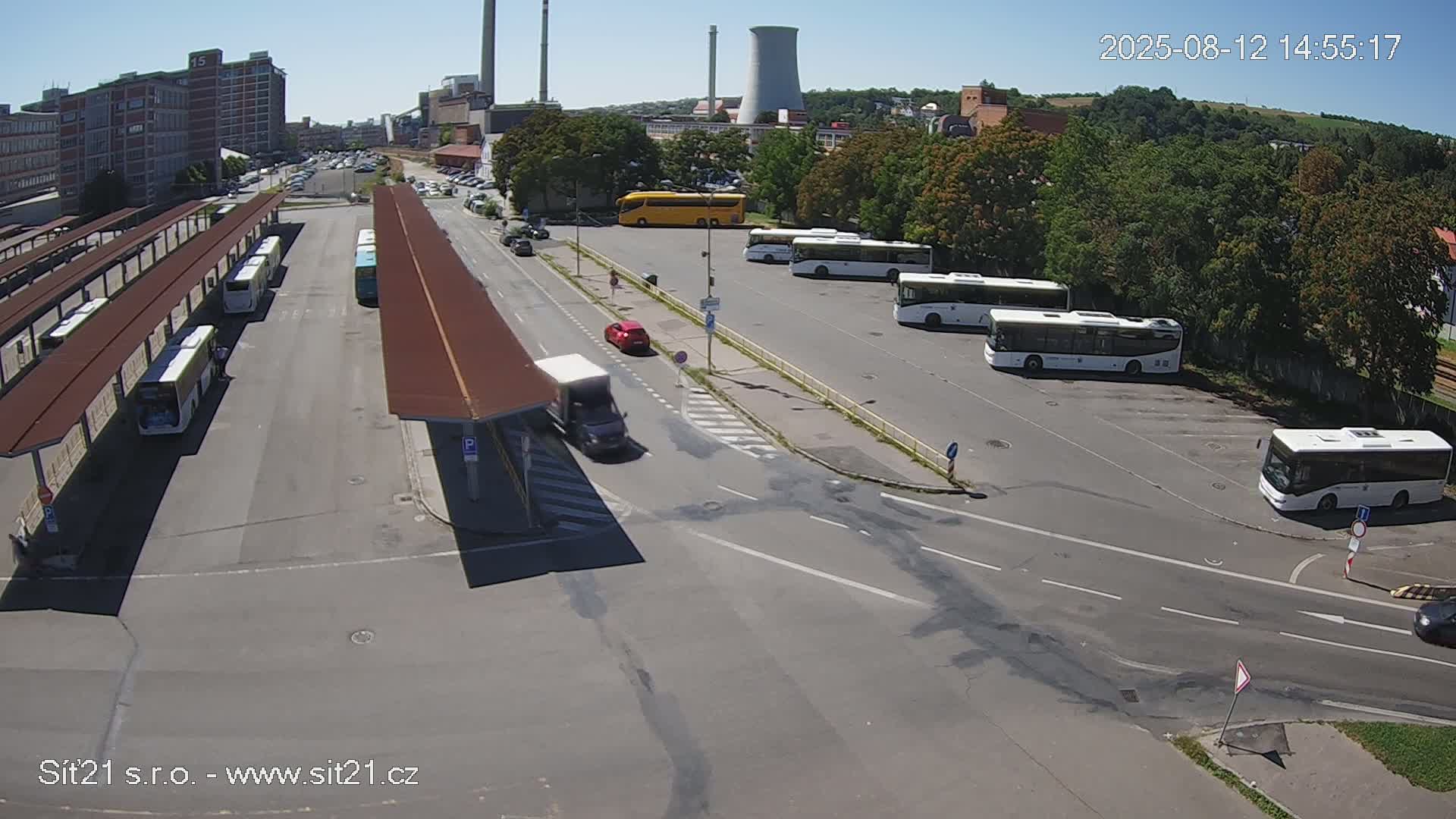 Zlín Main Train & Bus Station Live Cam -  Zlin 1, Zlin, Czechia