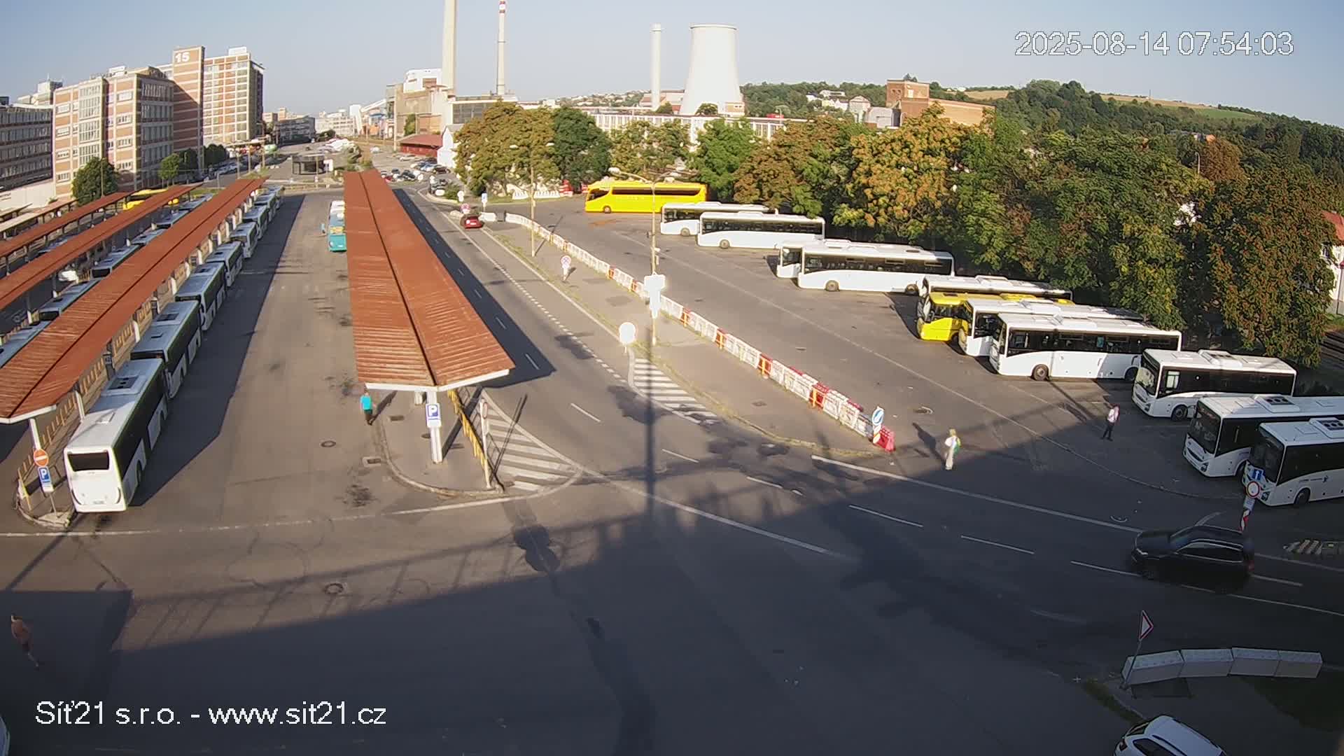 Zlín Main Train & Bus Station Live Cam -  Zlin 1, Zlin, Czechia