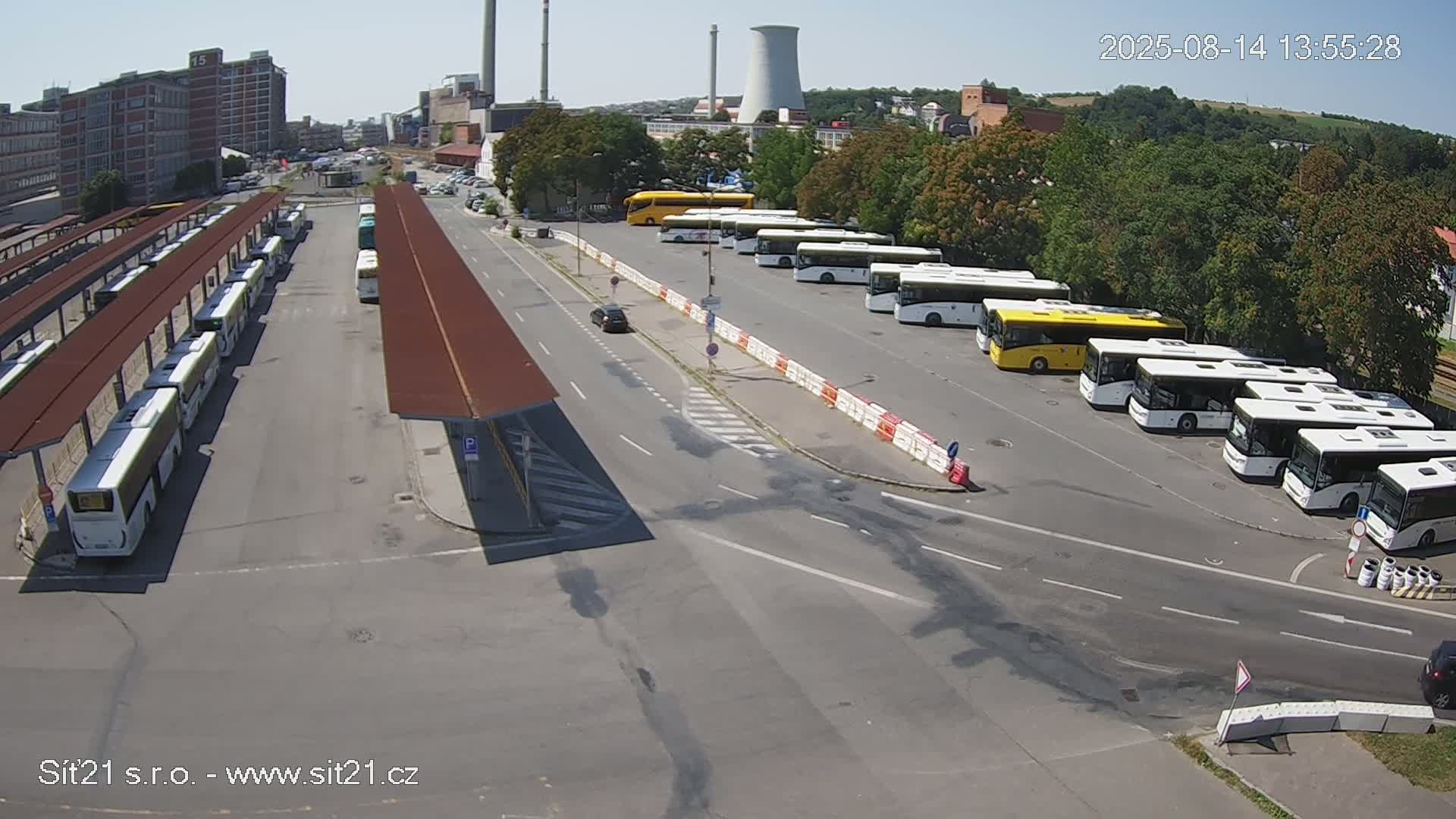 Zlín Main Train & Bus Station Live Cam -  Zlin 1, Zlin, Czechia