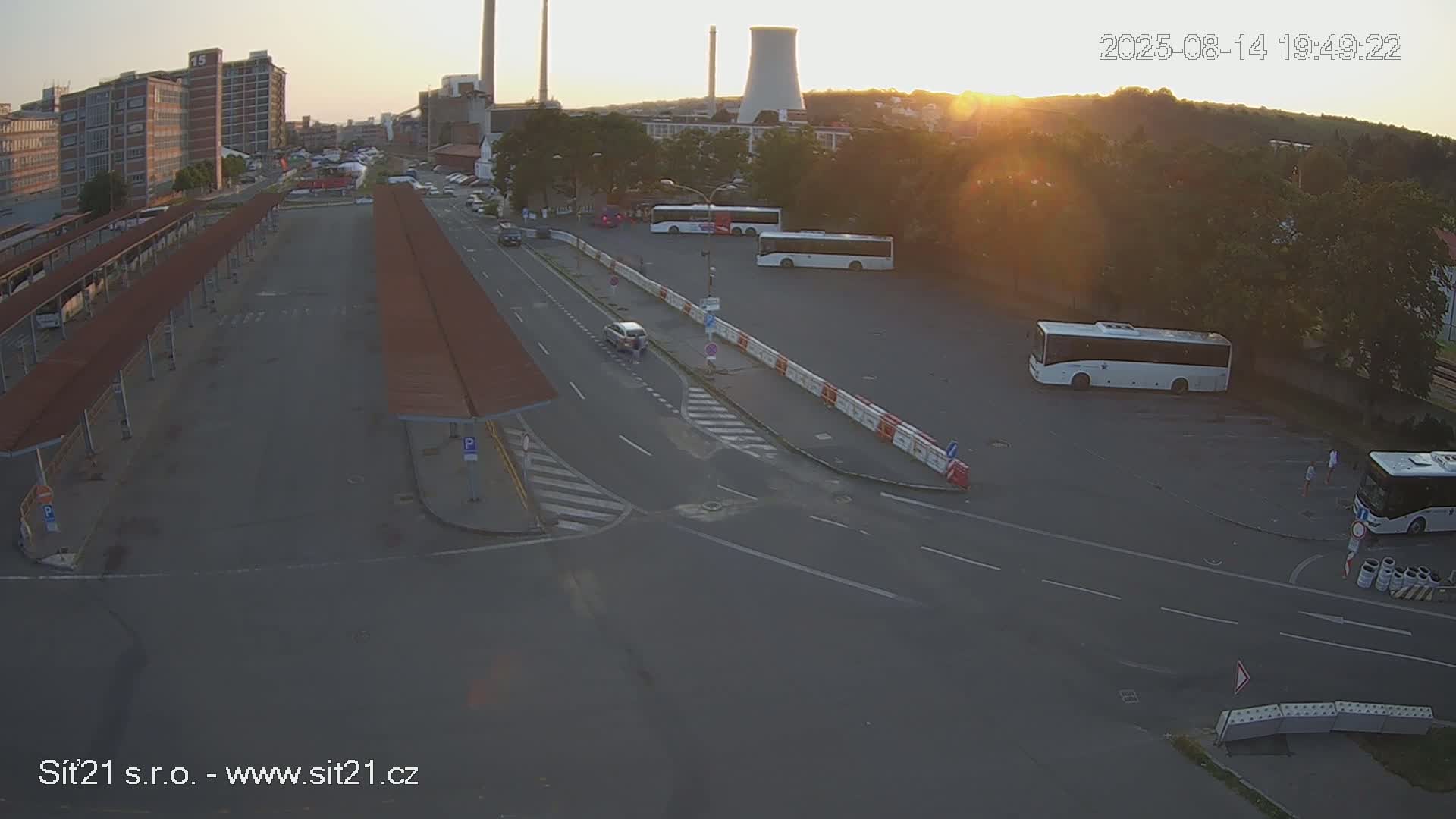 Zlín Main Train & Bus Station Live Cam -  Zlin 1, Zlin, Czechia