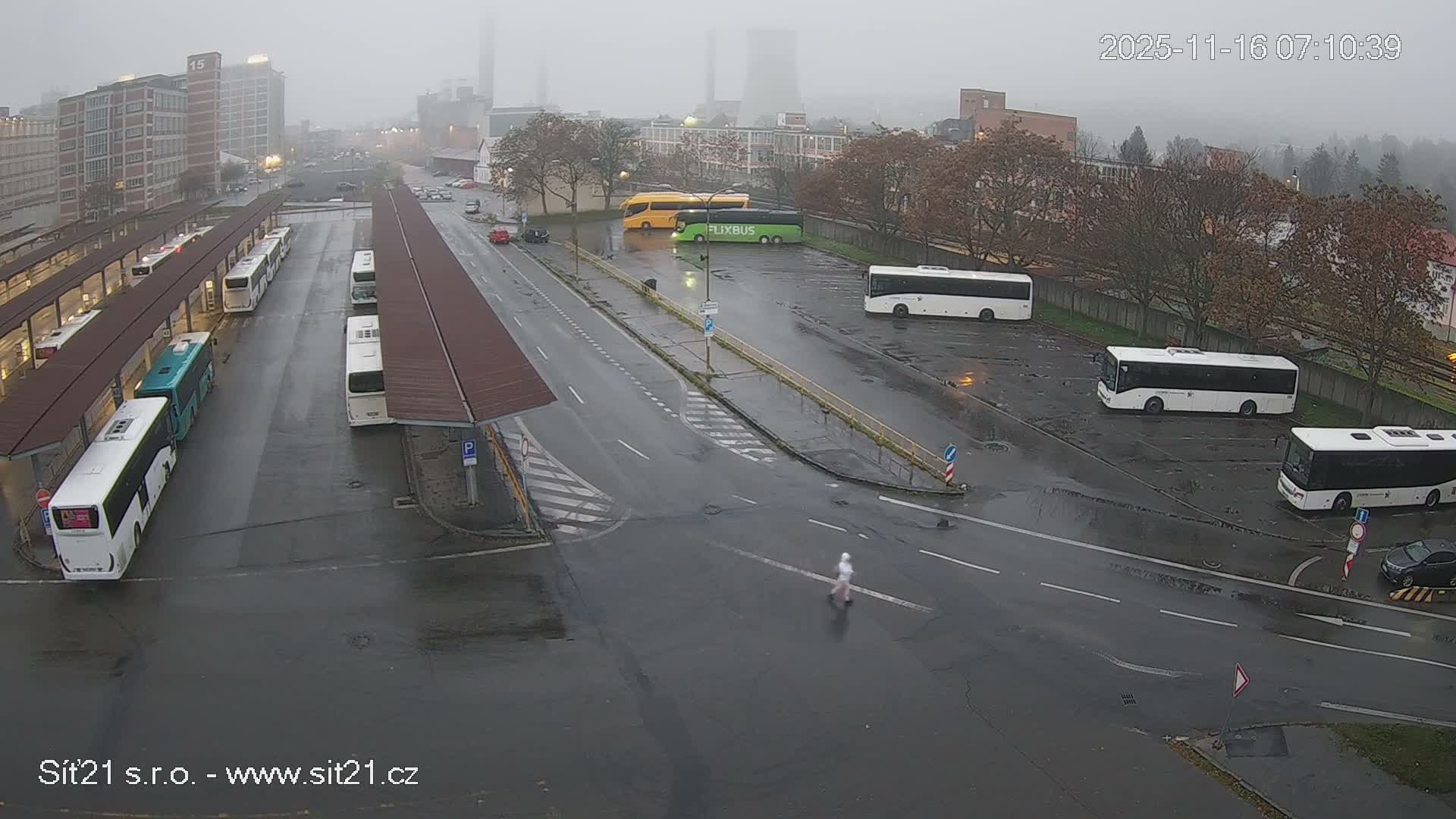 Zlín Main Train & Bus Station Live Cam -  Zlin 1, Zlin, Czechia
