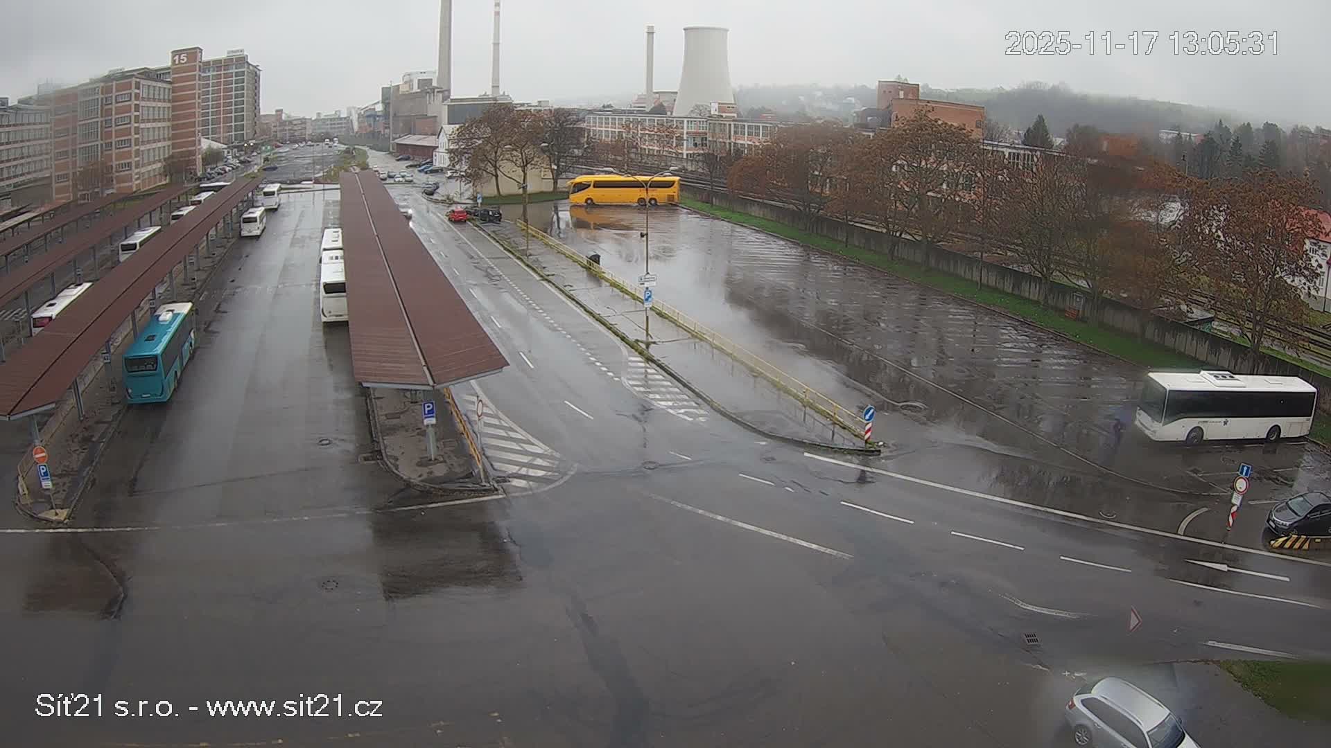 Zlín Main Train & Bus Station Live Cam -  Zlin 1, Zlin, Czechia
