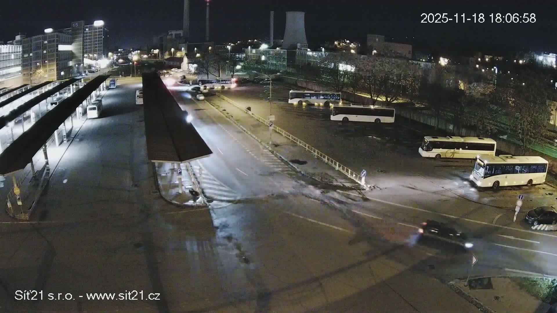 Zlín Main Train & Bus Station Live Cam -  Zlin 1, Zlin, Czechia