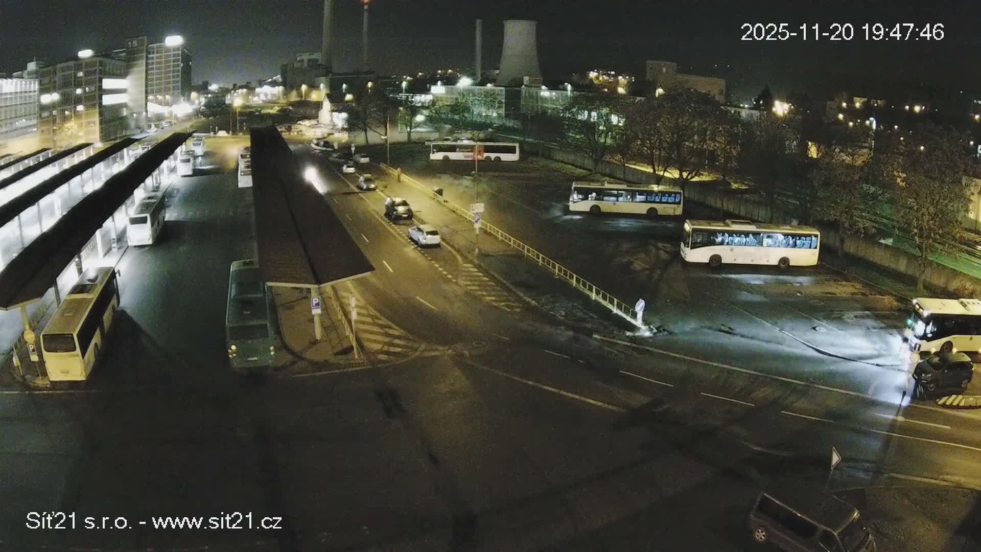 Zlín Main Train & Bus Station Live Cam -  Zlin 1, Zlin, Czechia