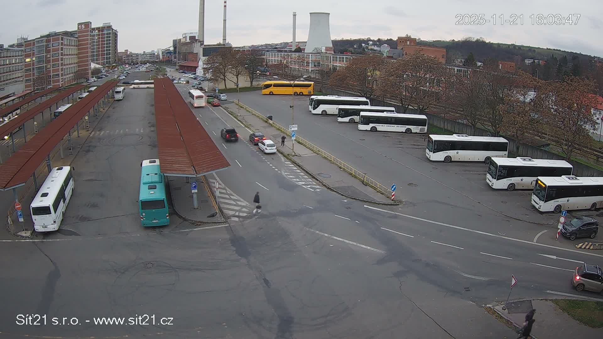 Zlín Main Train & Bus Station Live Cam -  Zlin 1, Zlin, Czechia