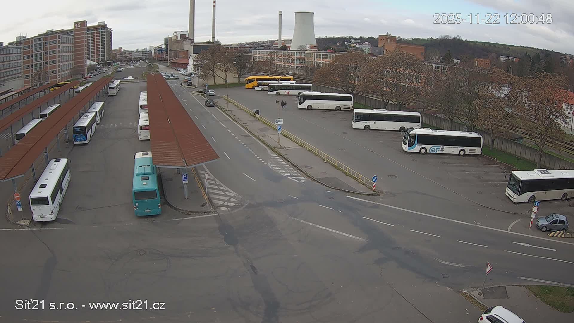 Zlín Main Train & Bus Station Live Cam -  Zlin 1, Zlin, Czechia