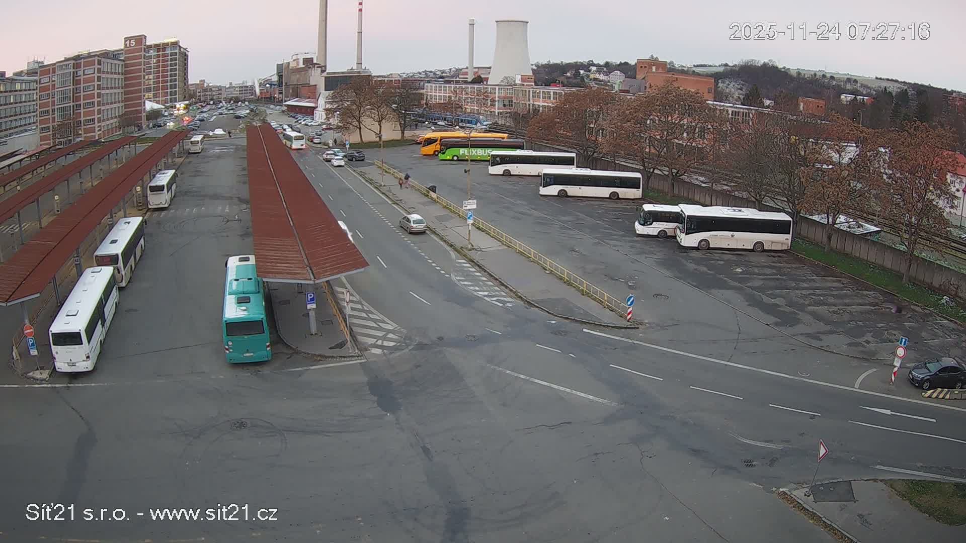 Zlín Main Train & Bus Station Live Cam -  Zlin 1, Zlin, Czechia