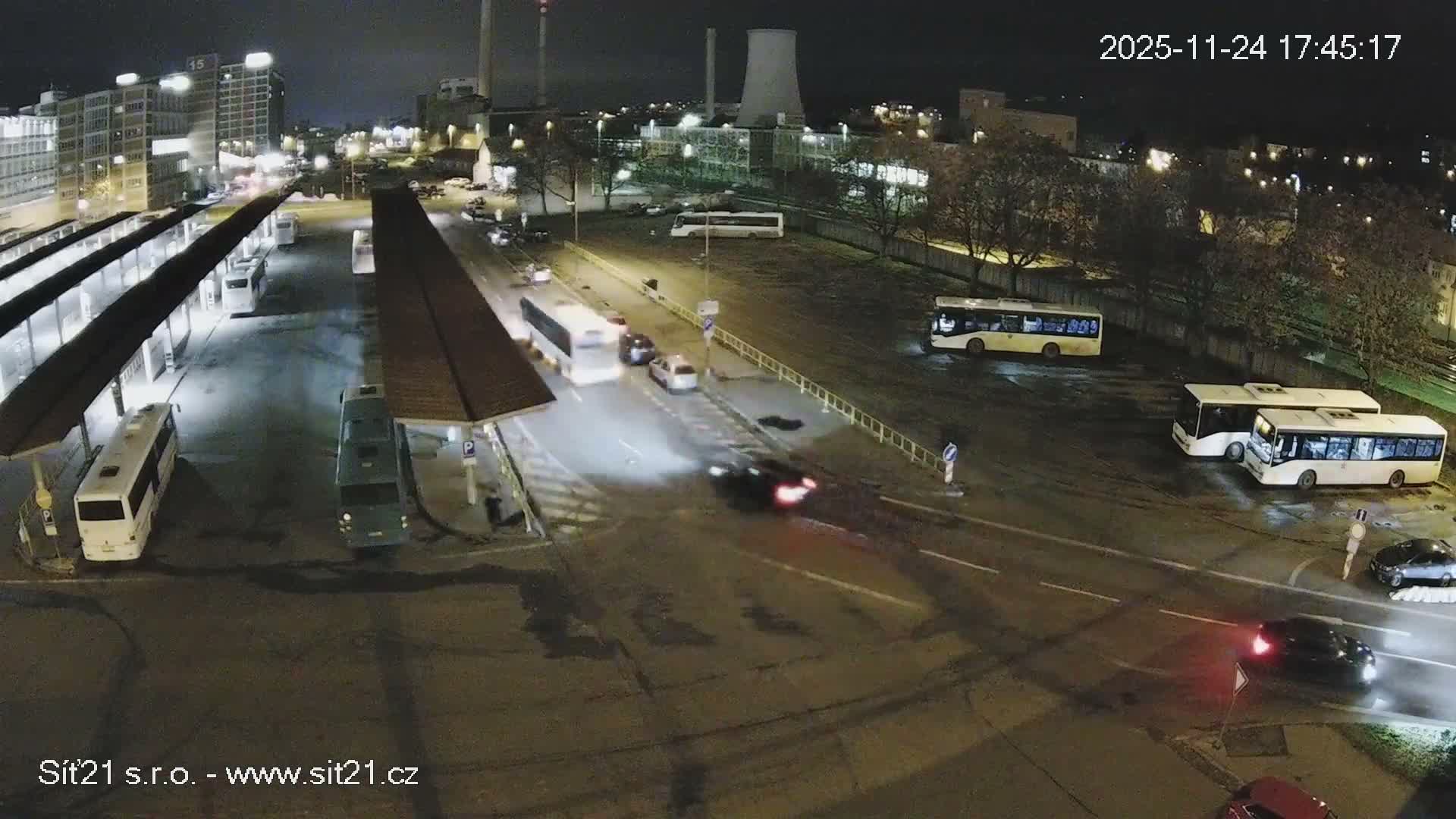 Zlín Main Train & Bus Station Live Cam -  Zlin 1, Zlin, Czechia